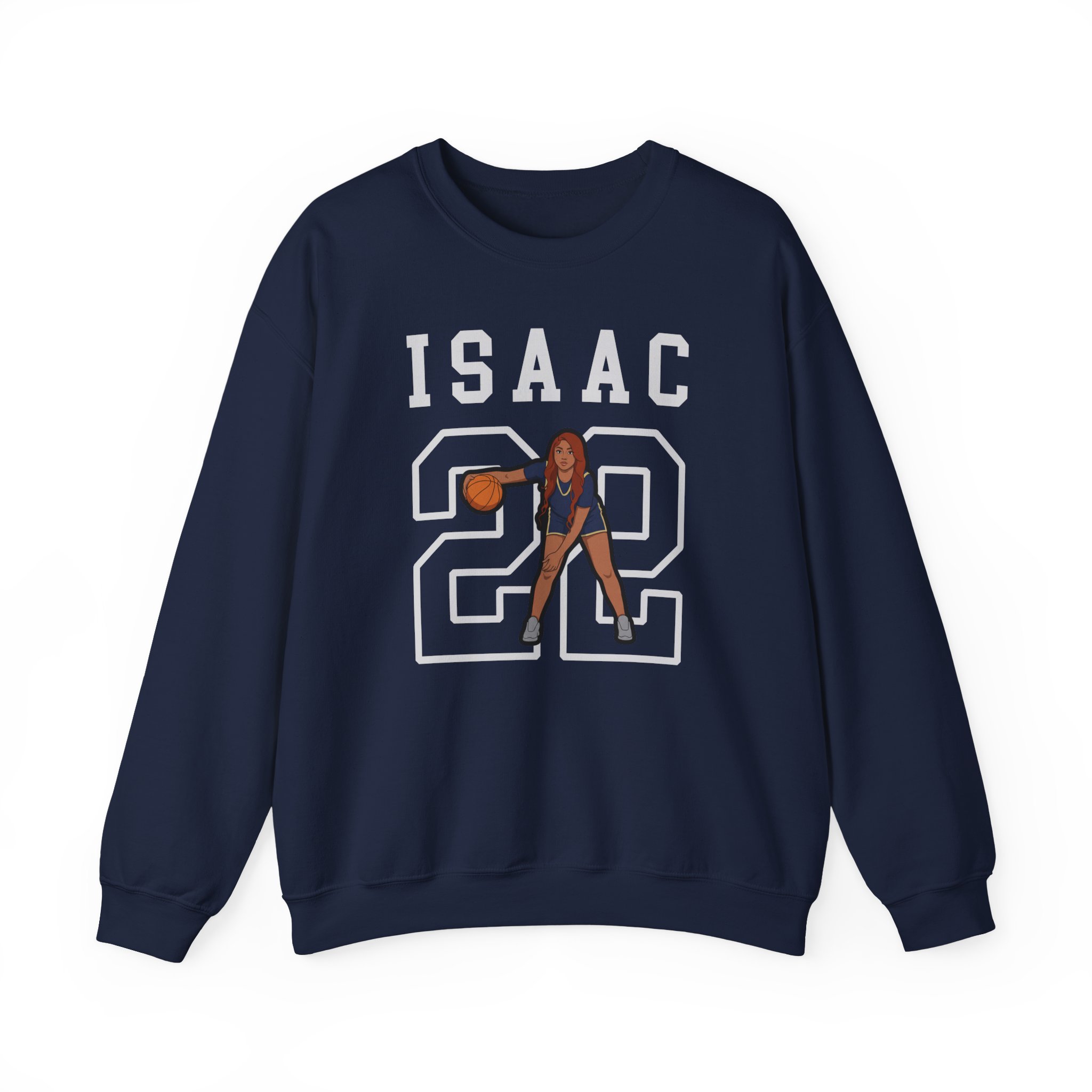 Crewneck Sweatshirt — character_shirsey in Navy