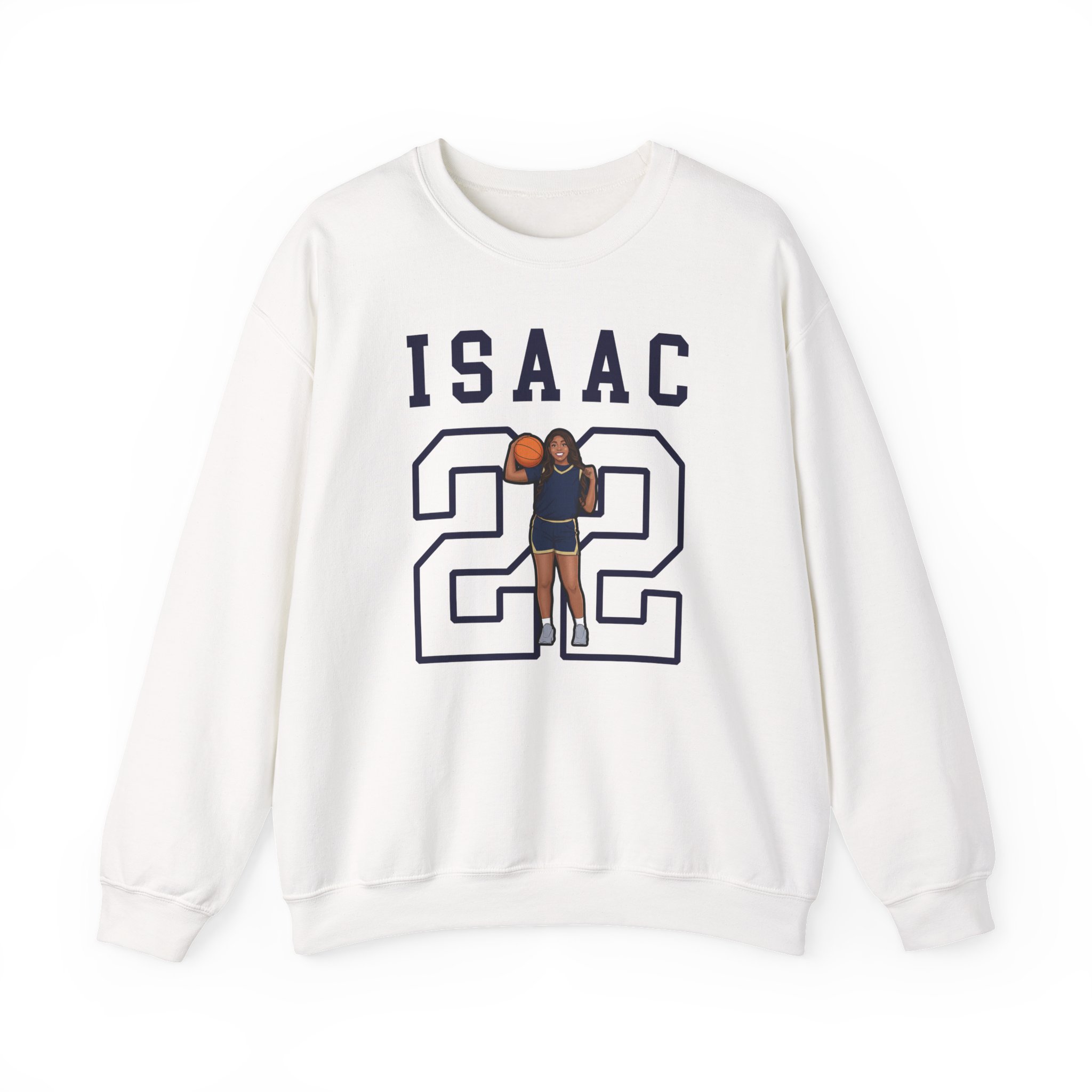 Crewneck Sweatshirt — character_shirsey in White