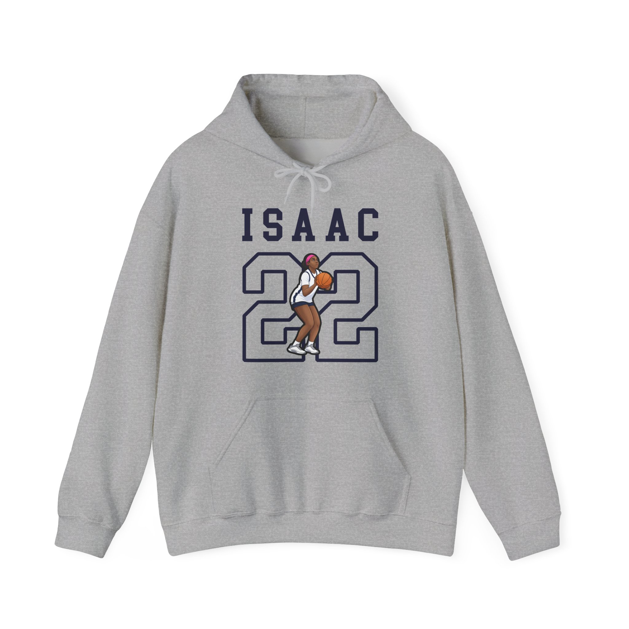 Hoodie — character_shirsey in Grey