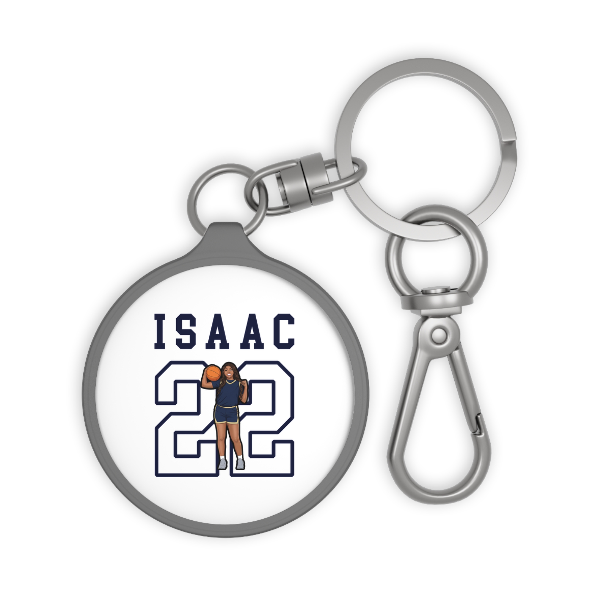 Keychain — character_shirsey in Grey