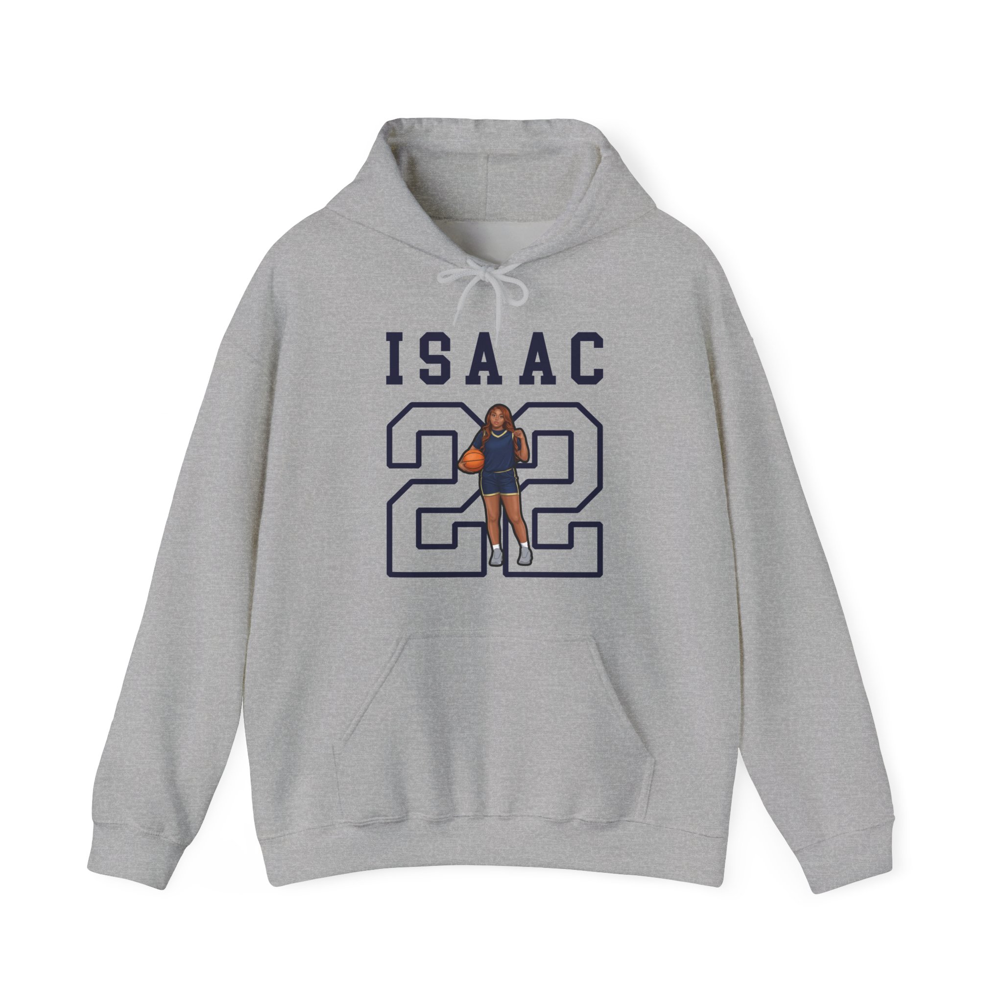 Hoodie — character_shirsey in Grey