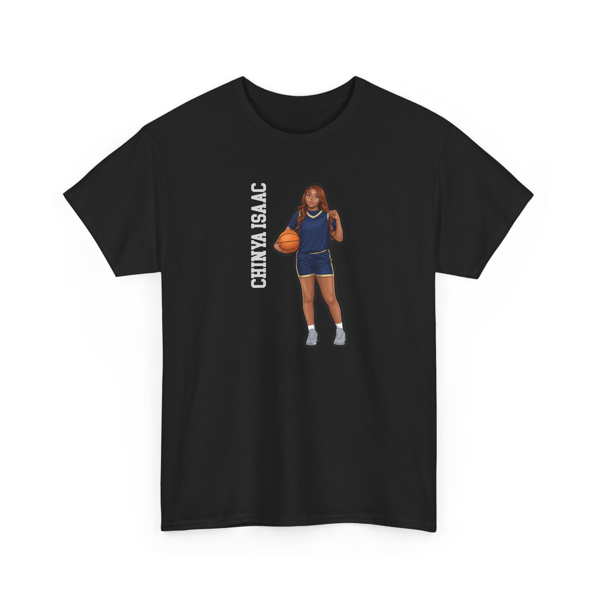 Tee — character_name_vertical in Black
