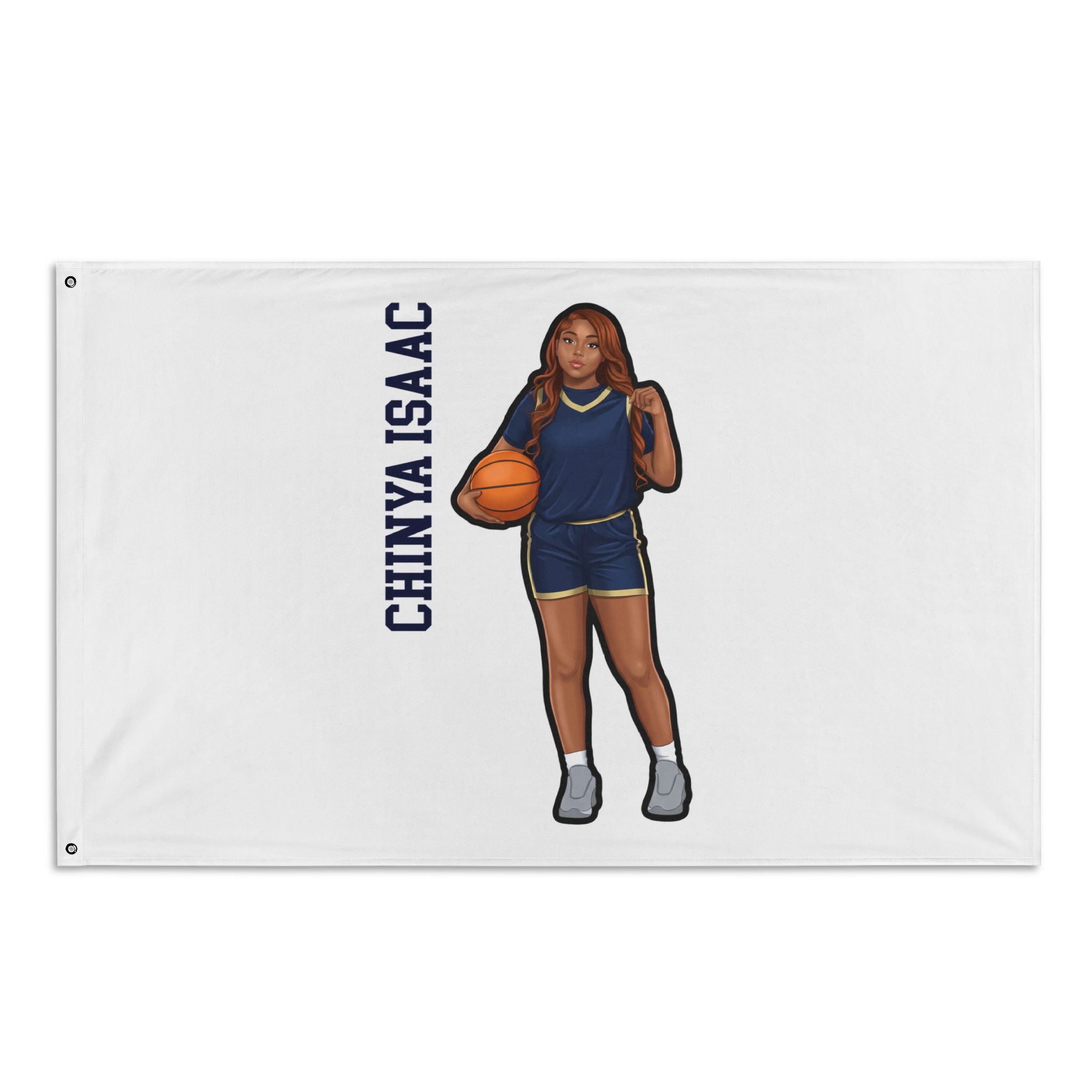 Flag (35 × 56 in) — character_name_vertical in Classic