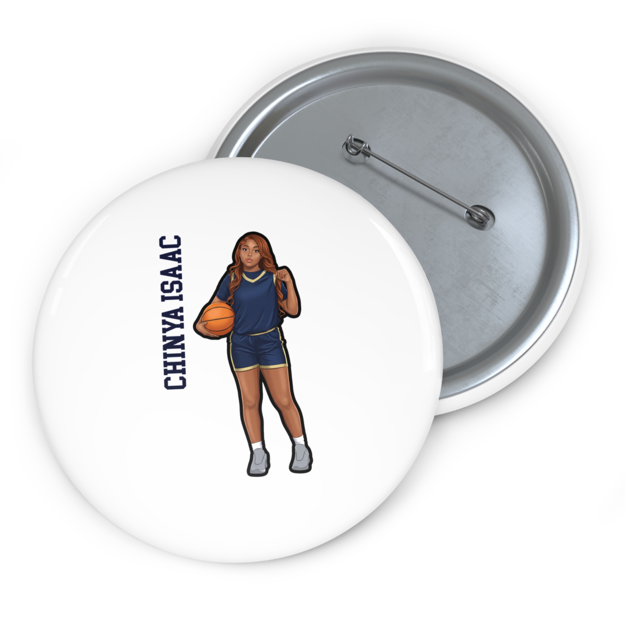 Game Day Pin — character_name_vertical in Classic