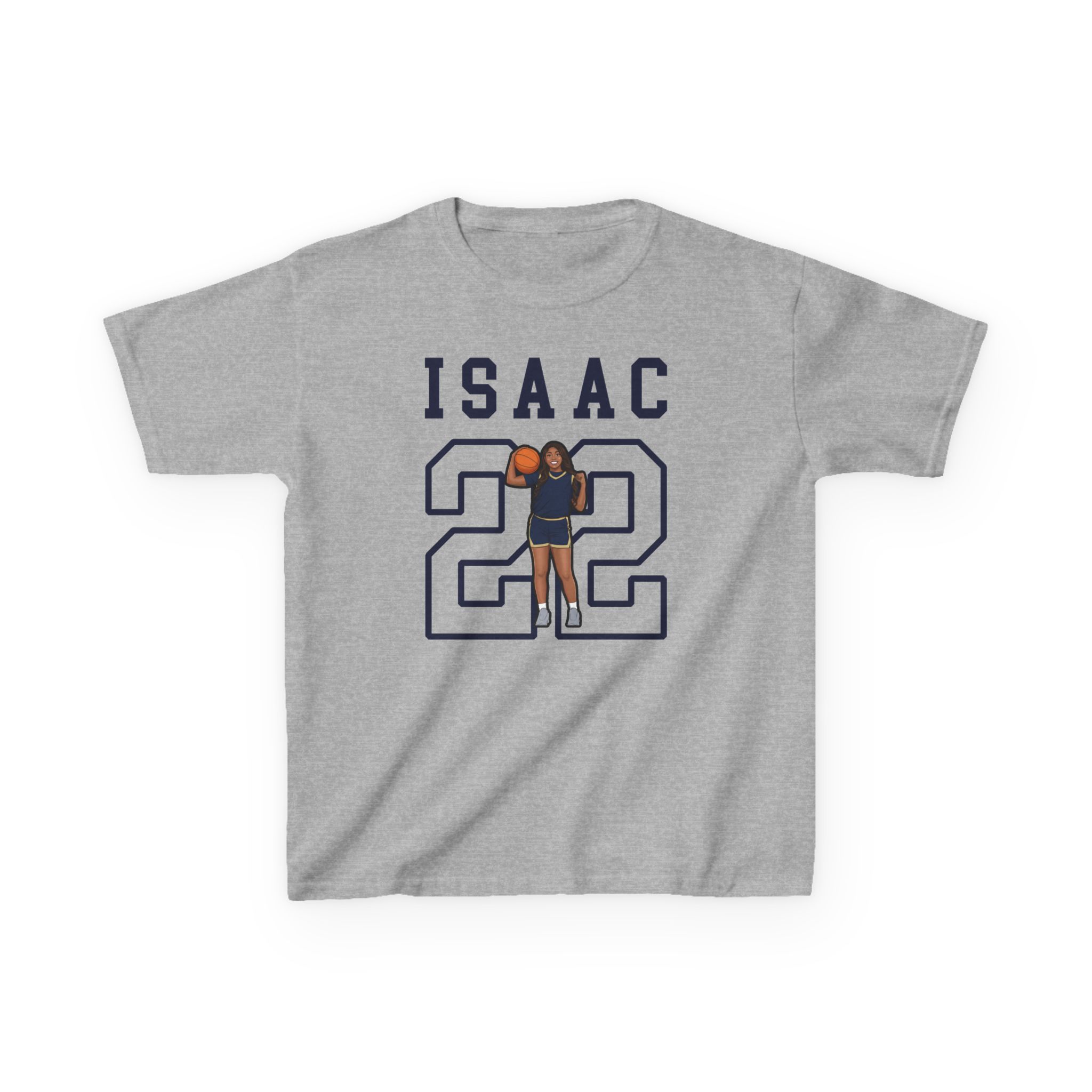 Youth Tee — character_shirsey in Grey