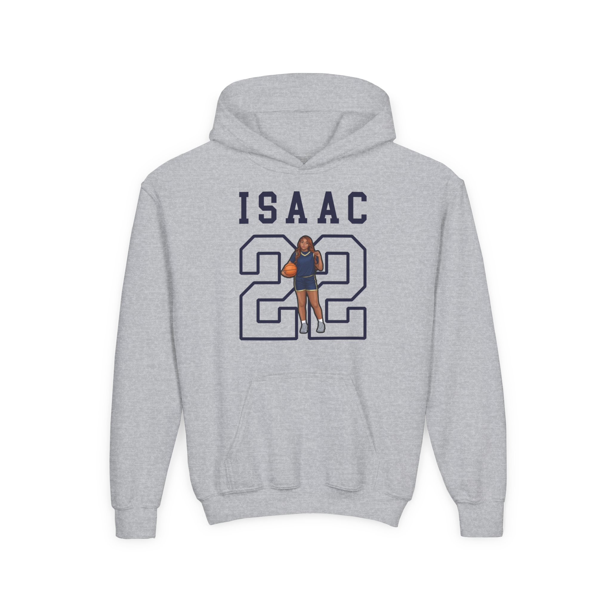Youth Hoodie — character_shirsey in Grey