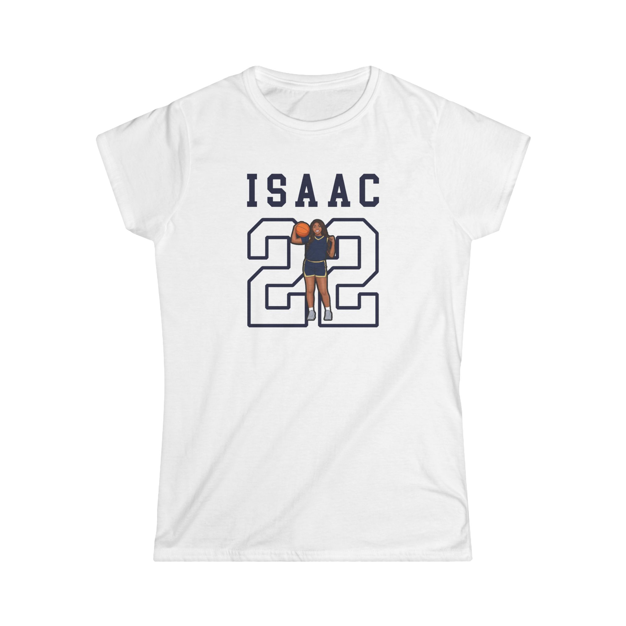 Women's Softstyle Tee — character_shirsey in White