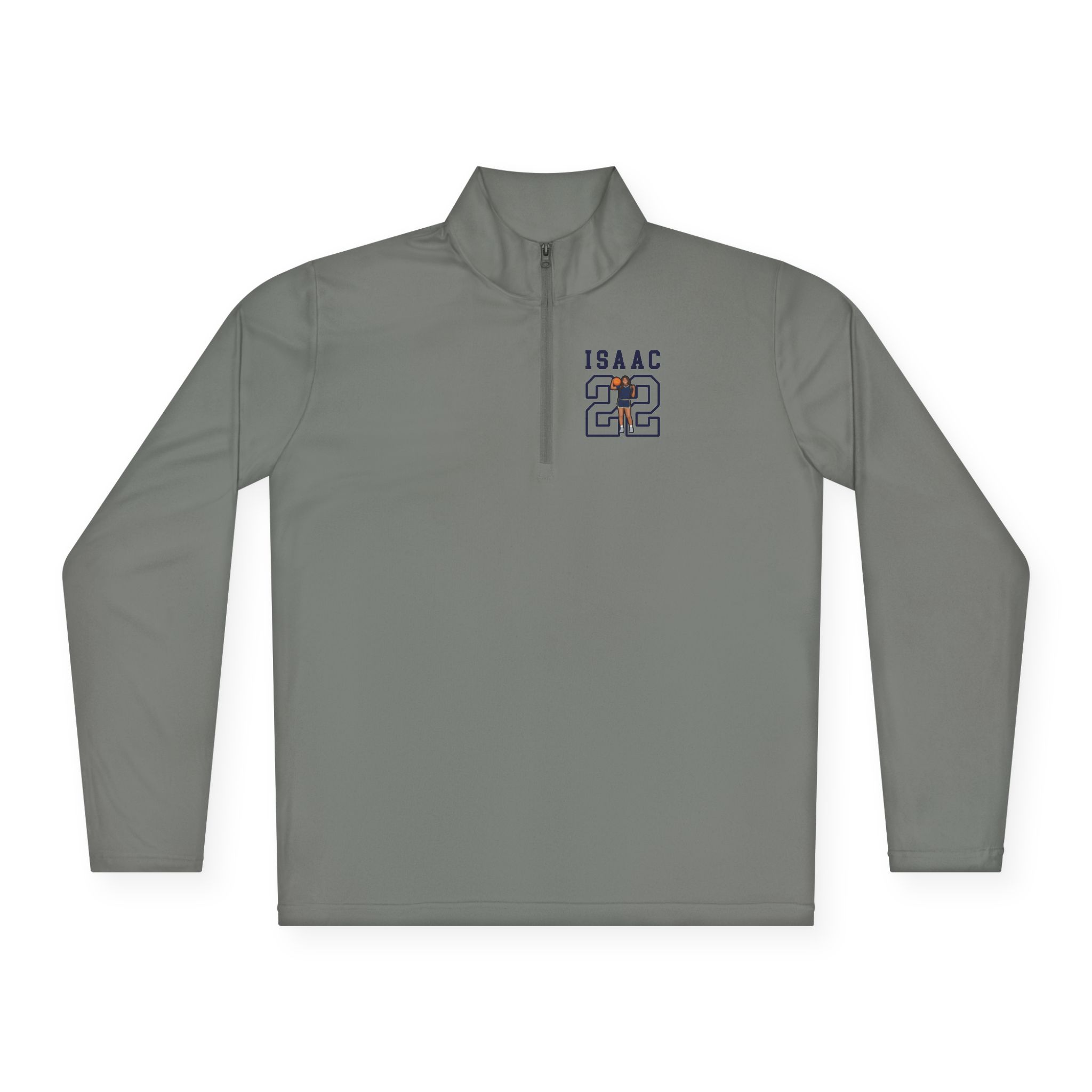 Q-Zip Pullover — character_shirsey in Grey