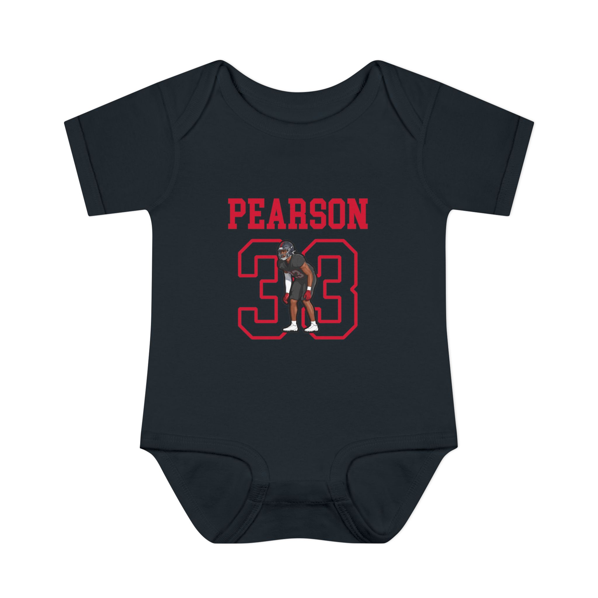 Baby Onesie — character_shirsey in Black
