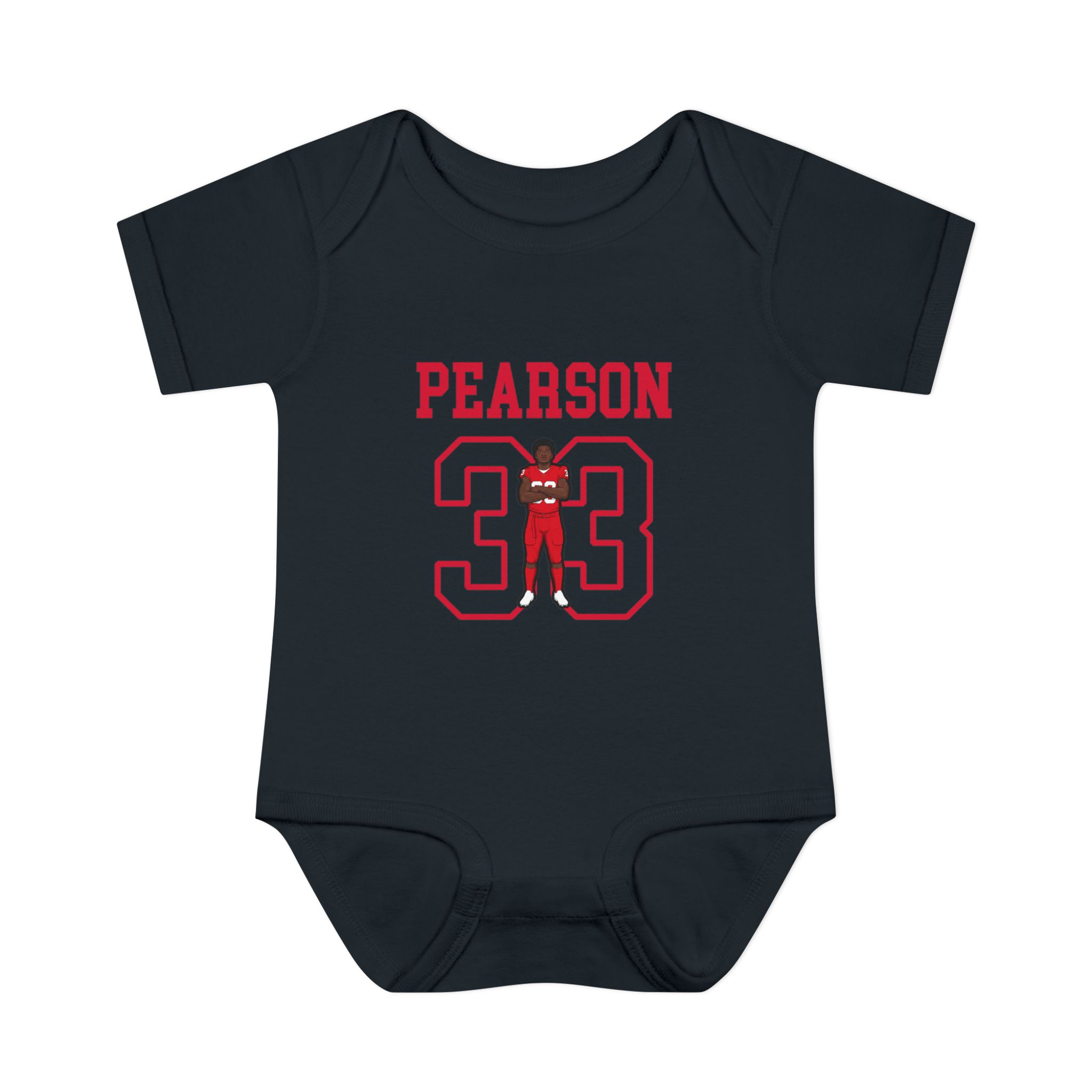 Baby Onesie — character_shirsey in Black