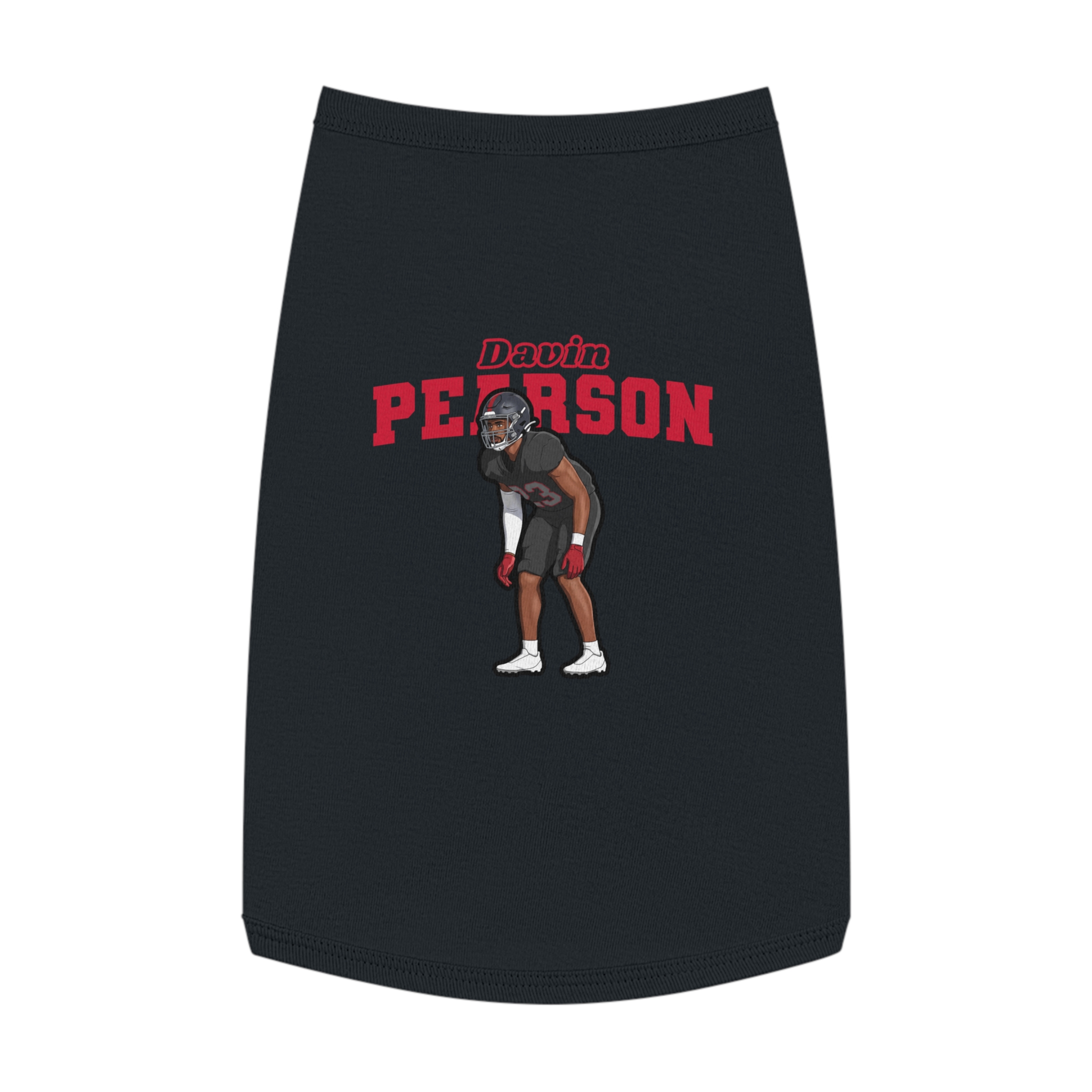 Pet Tank Top — character_name_arch in White