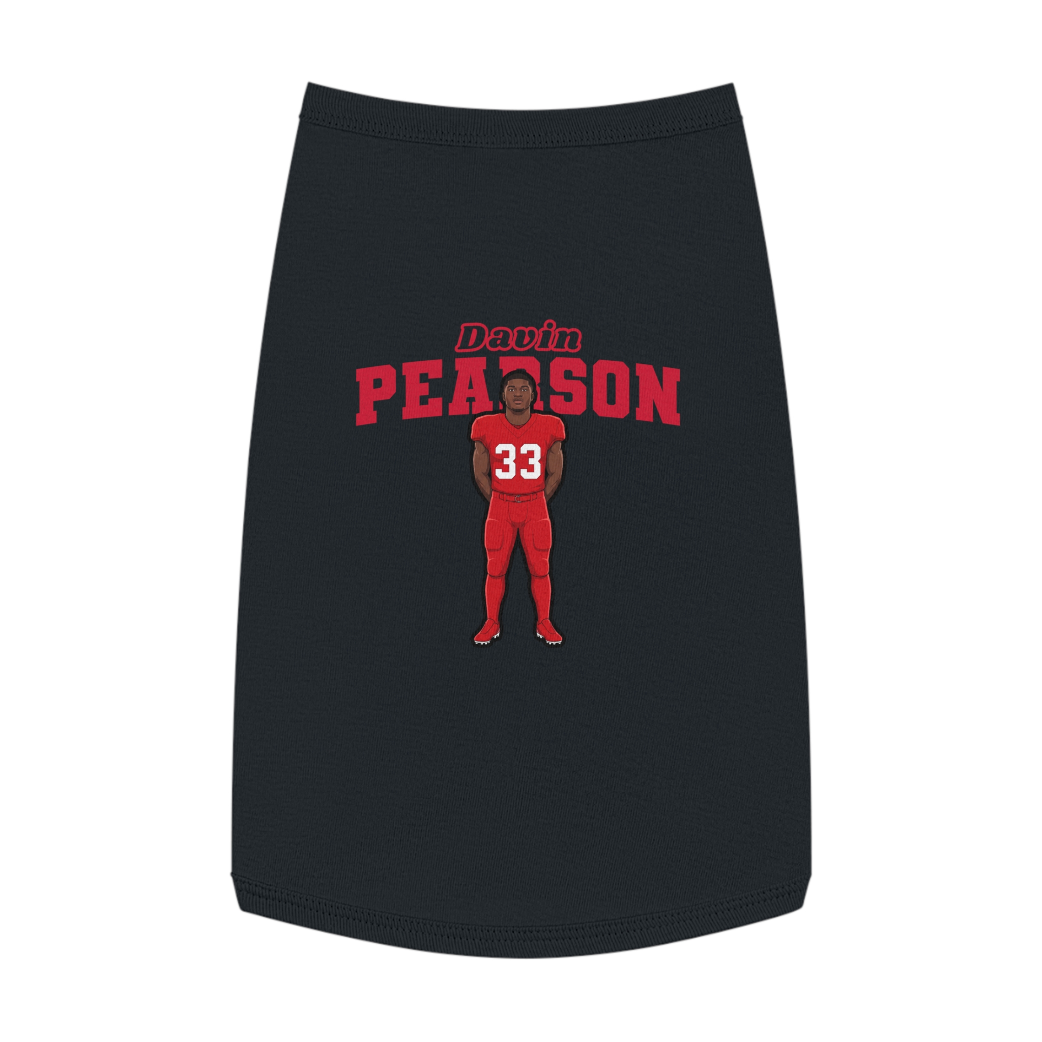 Pet Tank Top — character_name_arch in White