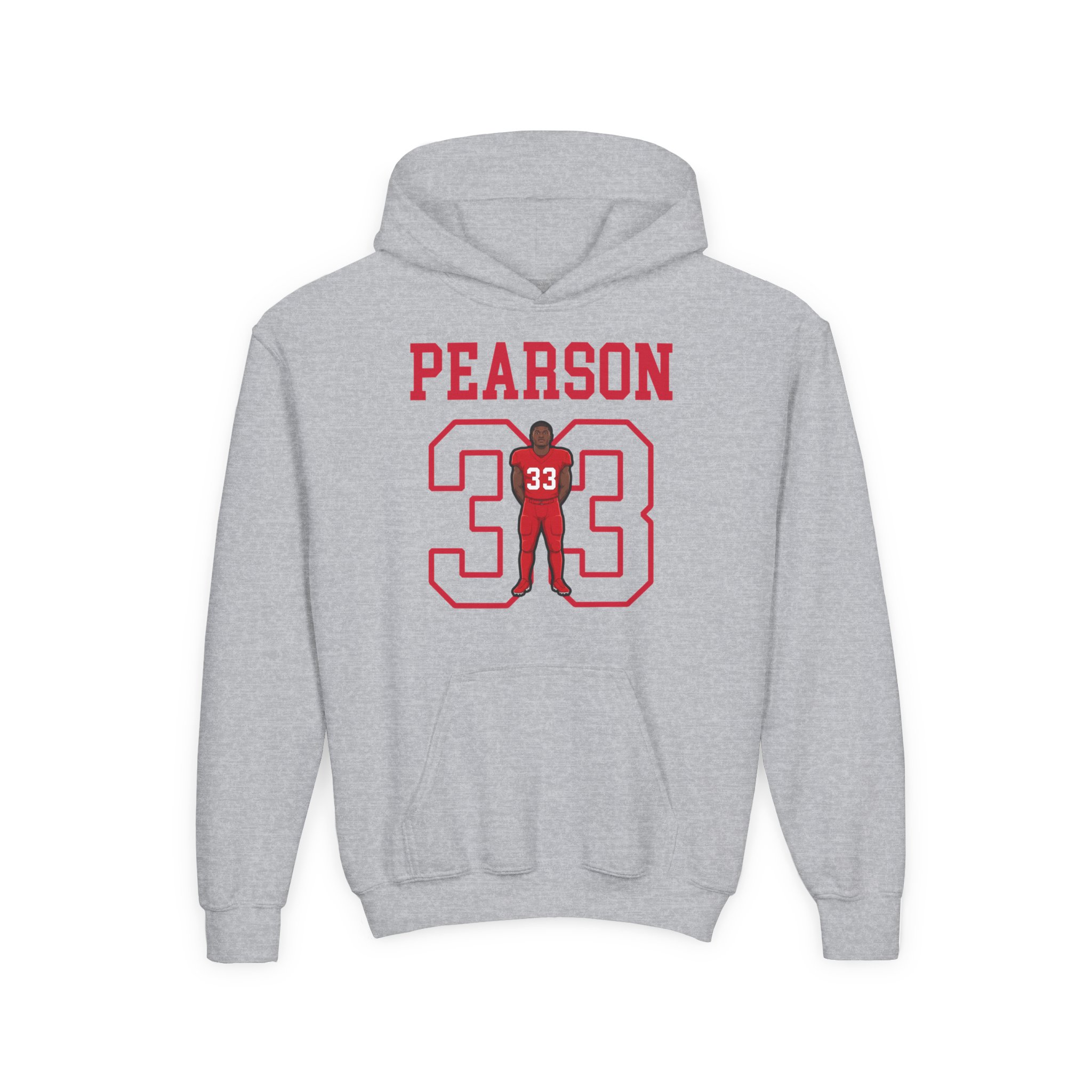 Youth Hoodie — character_shirsey in Grey