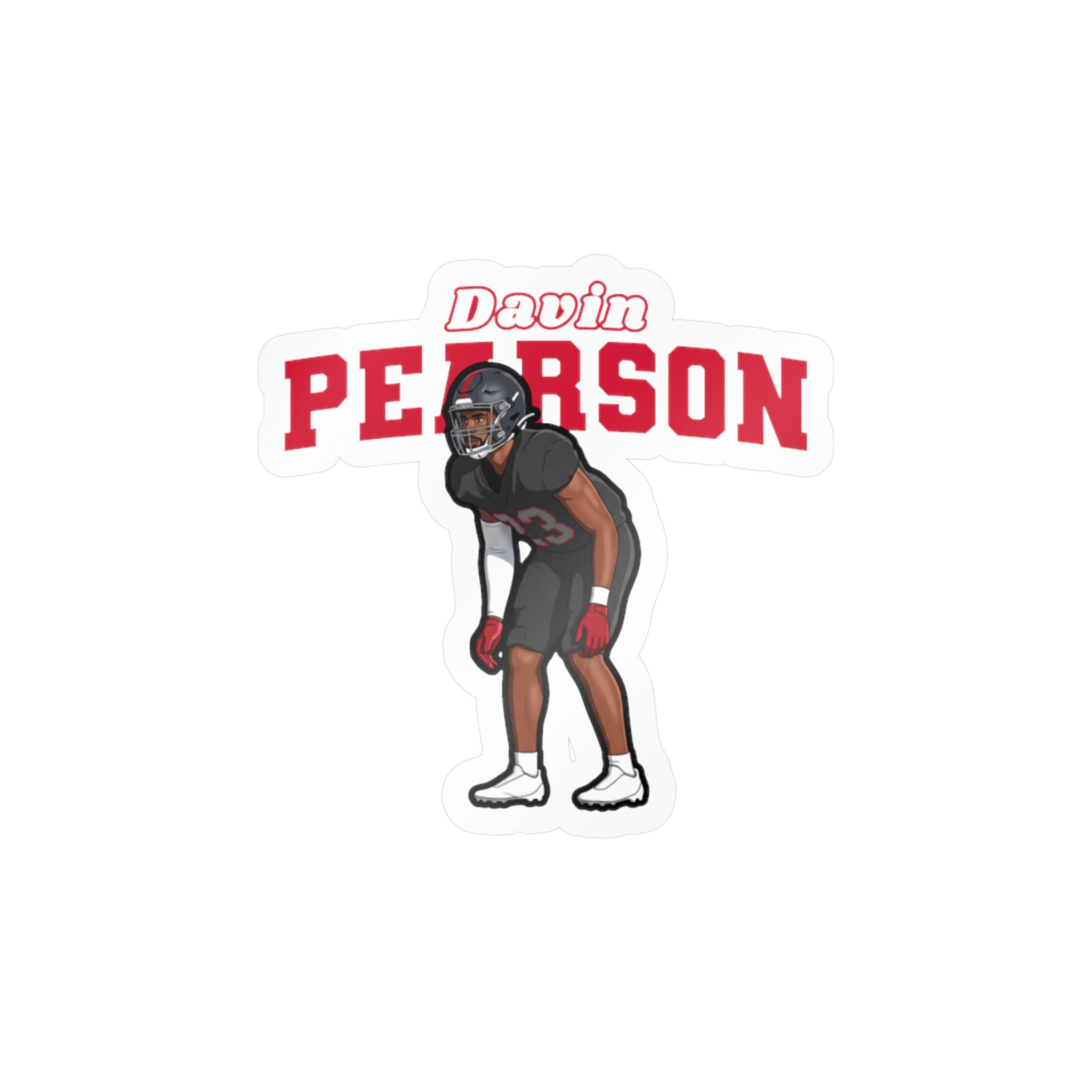 Vinyl Sticker — character_name_arch in Classic