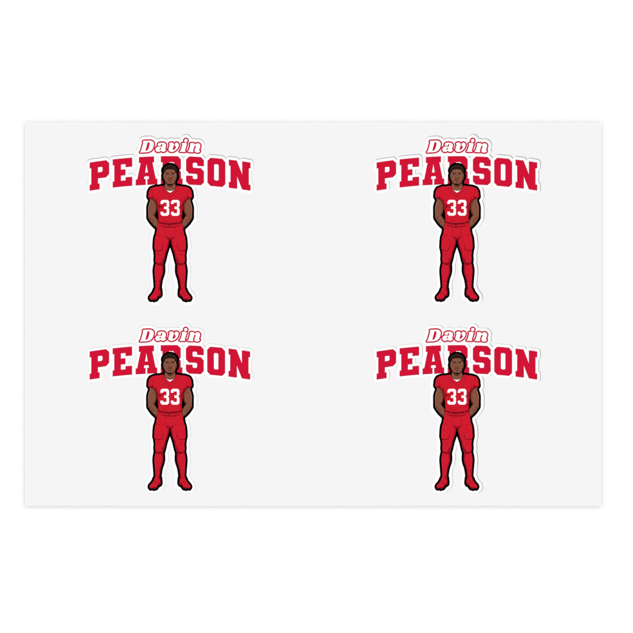Sticker Sheet — character_name_arch in Classic