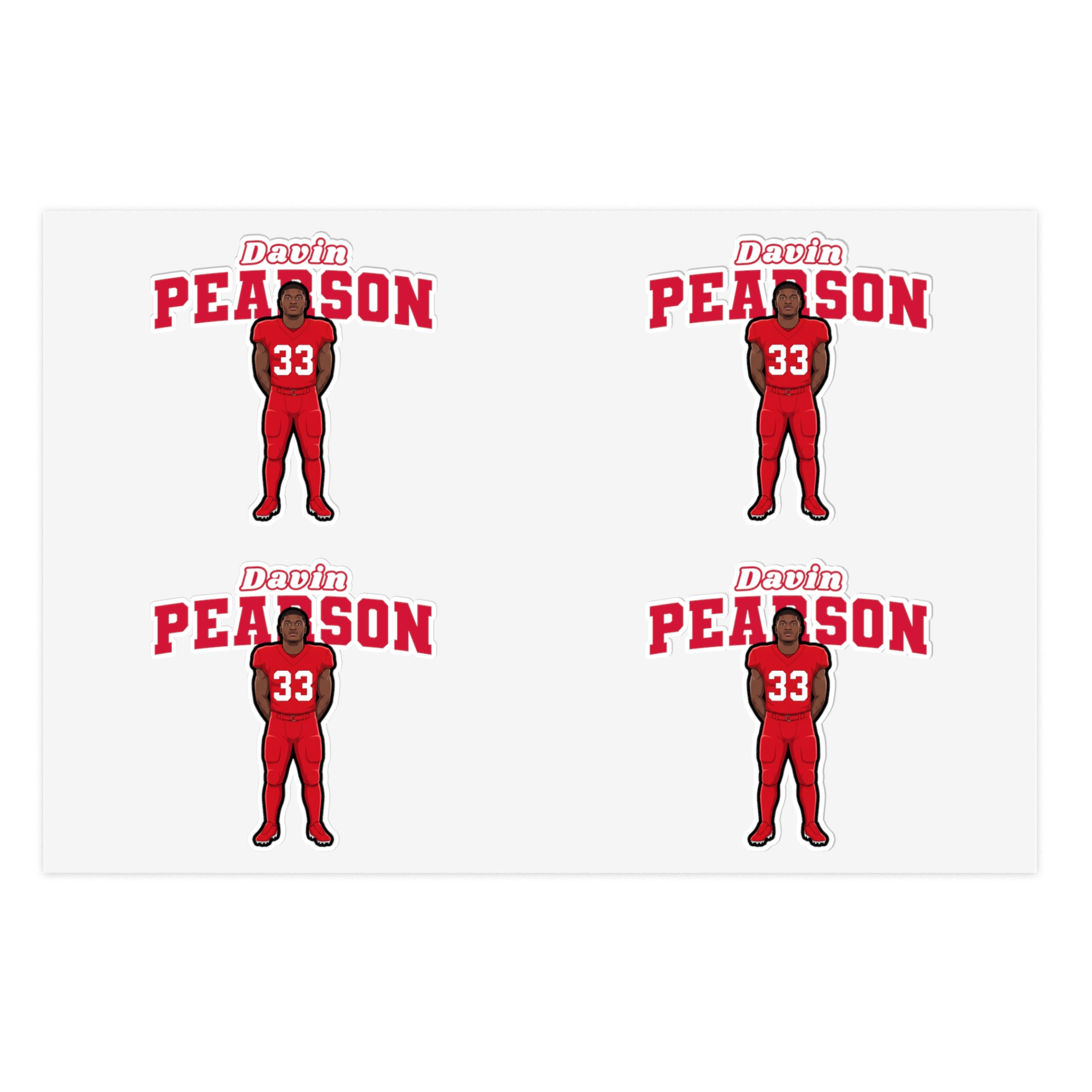Sticker Sheet — character_name_arch in Classic