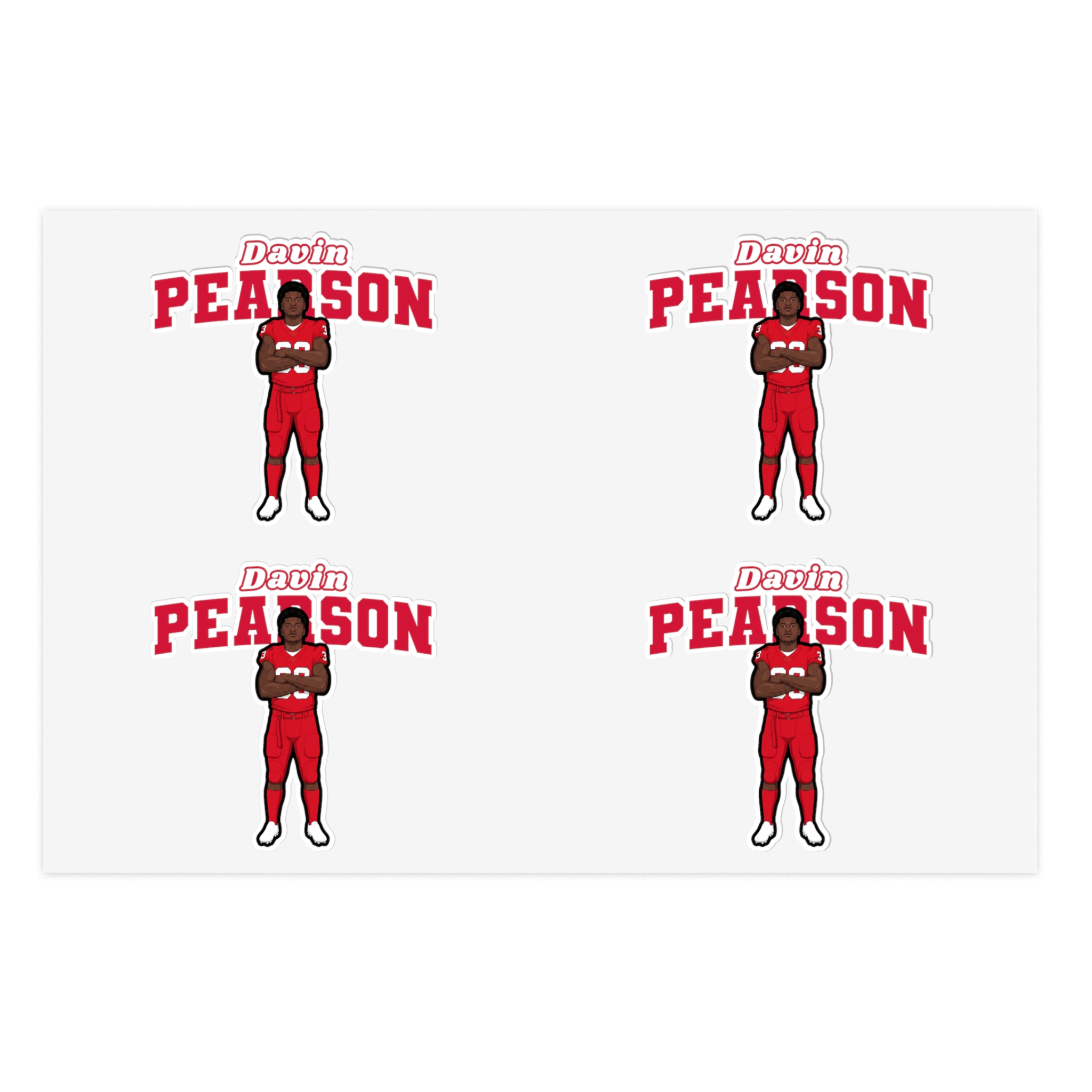 Sticker Sheet — character_name_arch in Classic