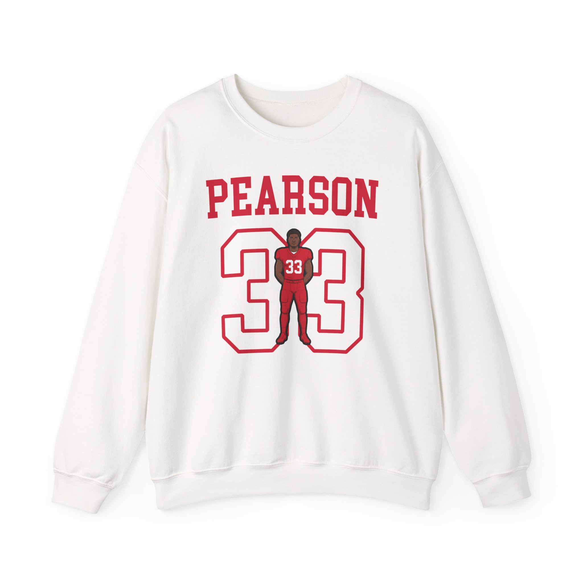 Crewneck Sweatshirt — character_shirsey in White