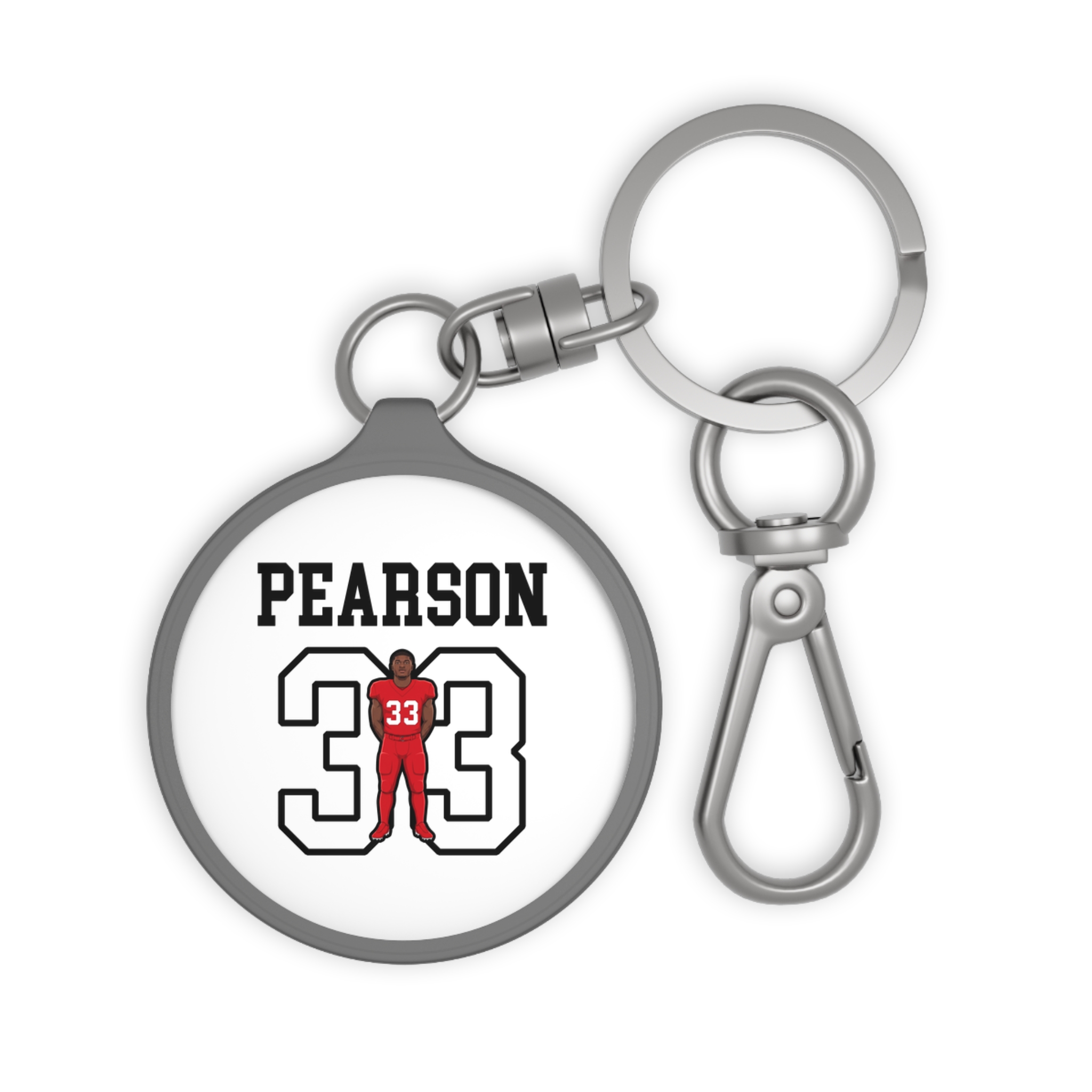 Keychain — character_shirsey in Grey