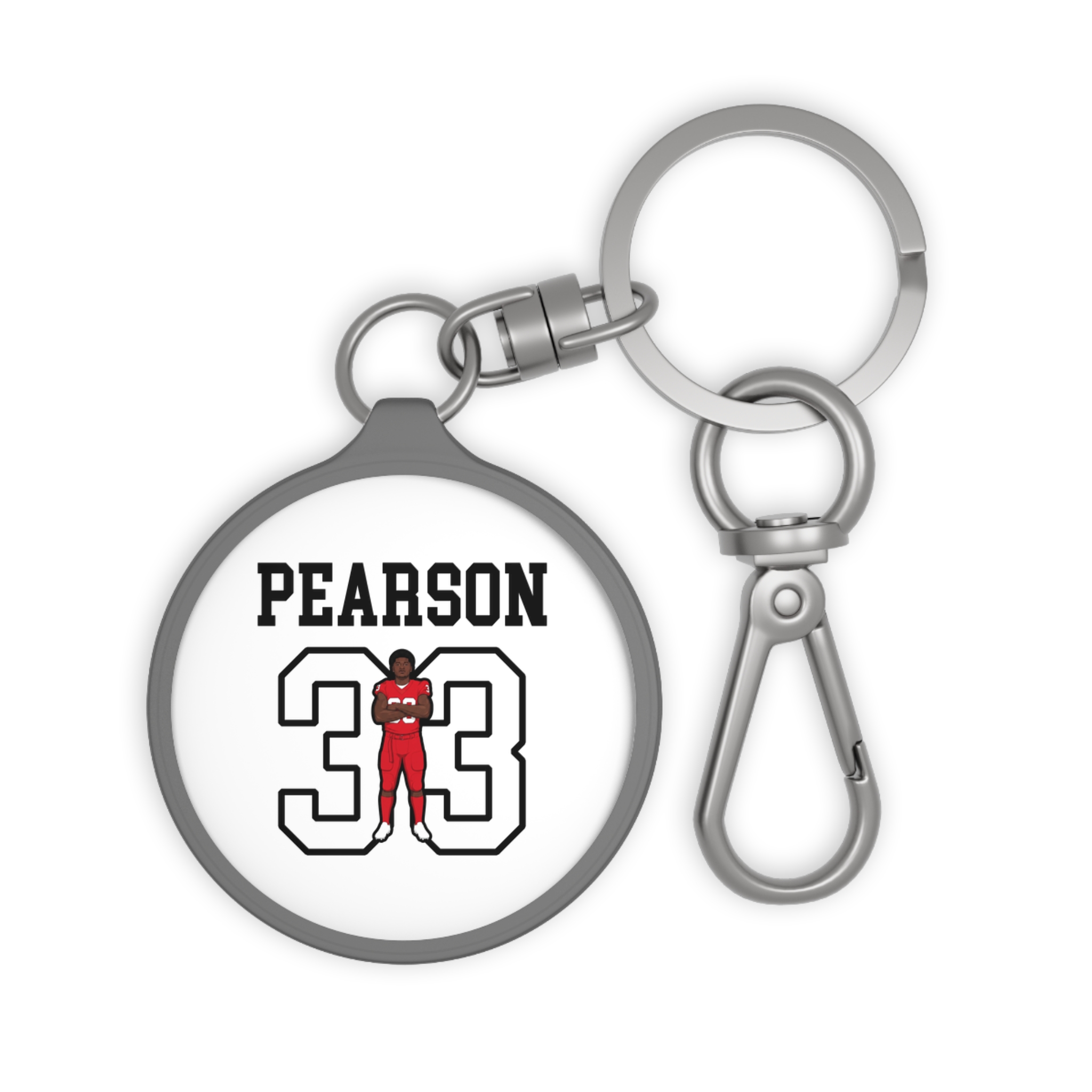 Keychain — character_shirsey in Grey