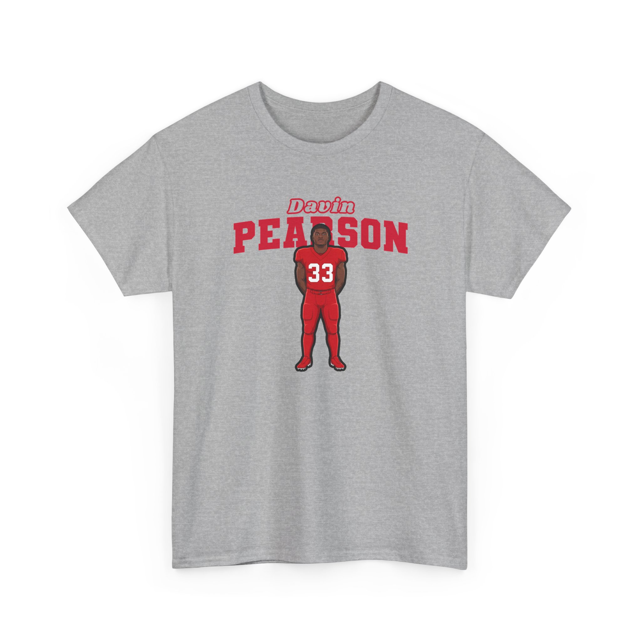 Tee — character_name_arch in Grey