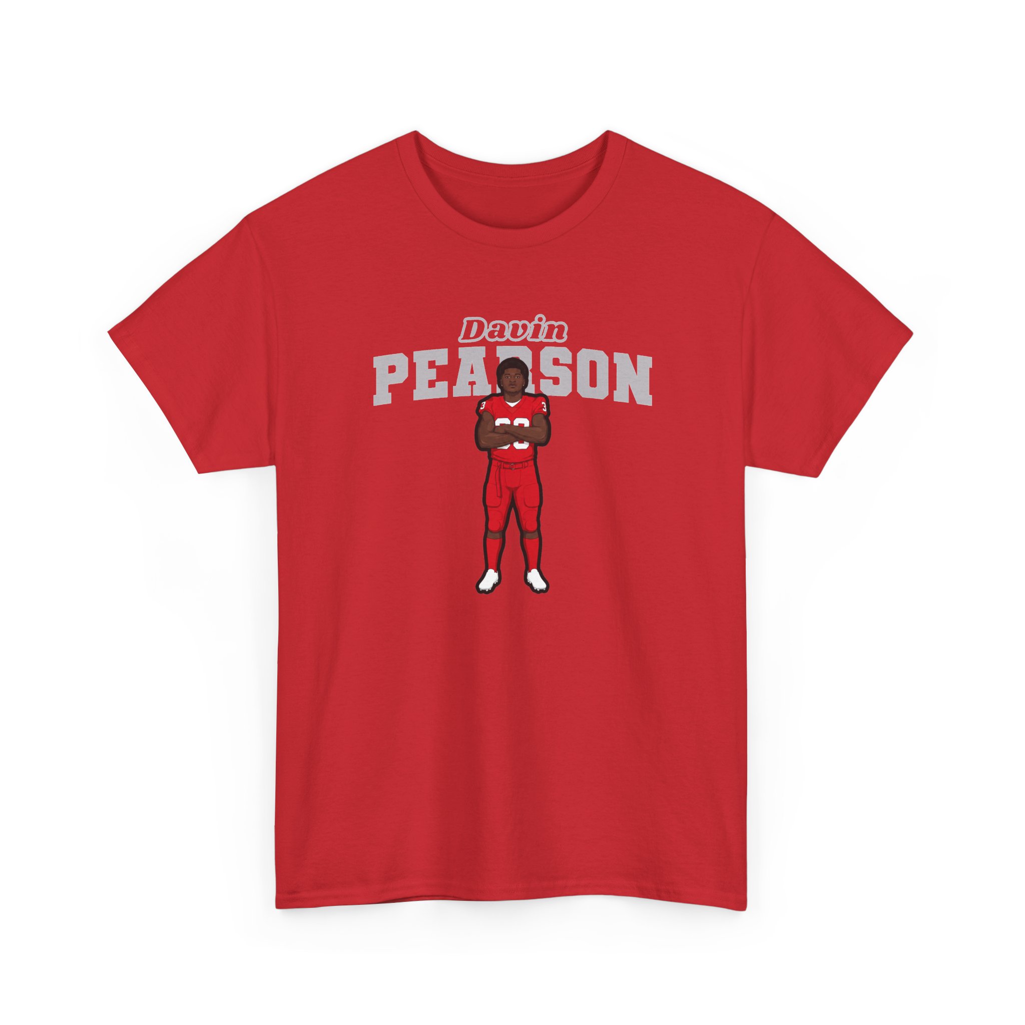 Tee — character_name_arch in Red