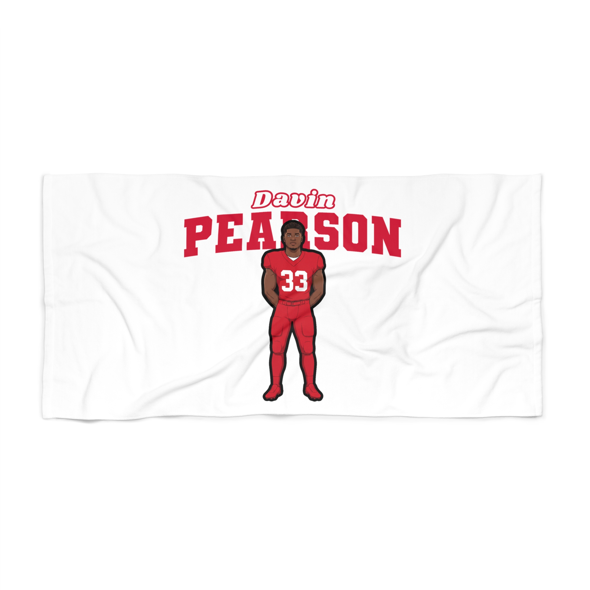 Beach Towel — character_name_arch in Classic