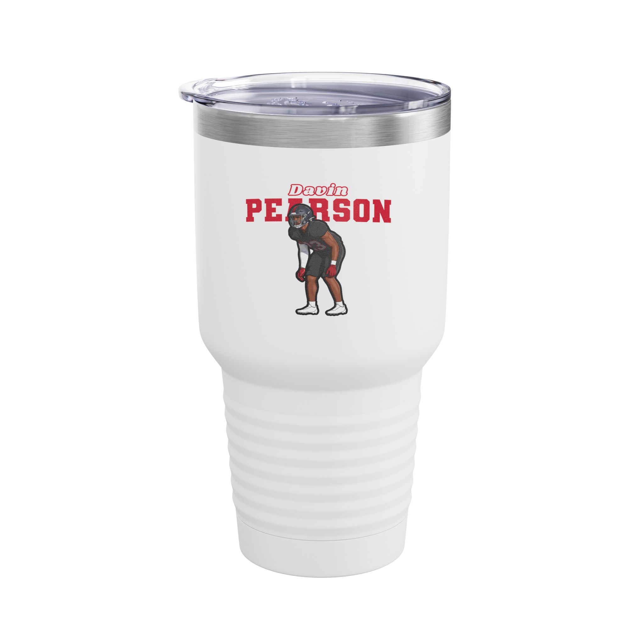 30oz Tumbler — character_name_arch in White