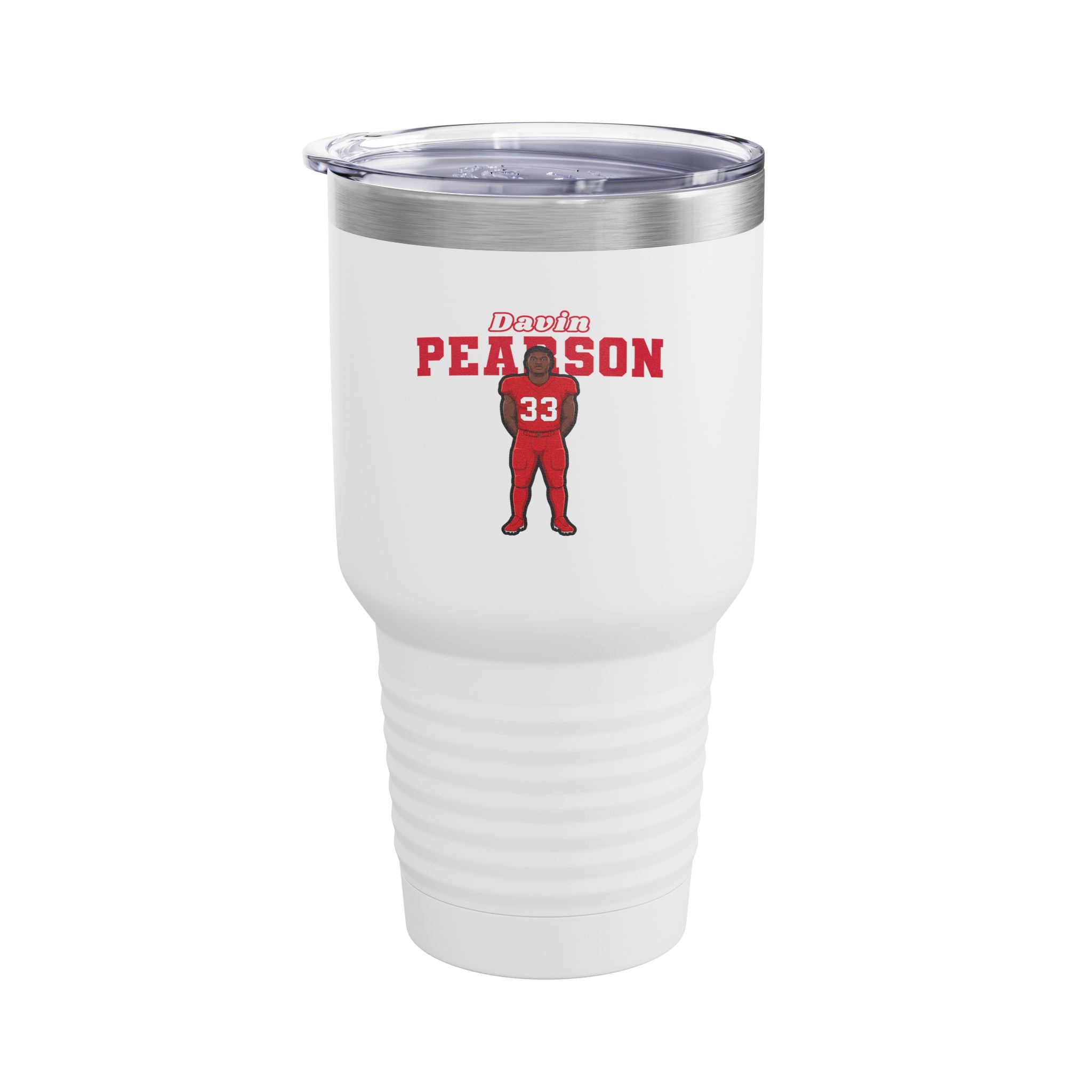 30oz Tumbler — character_name_arch in White