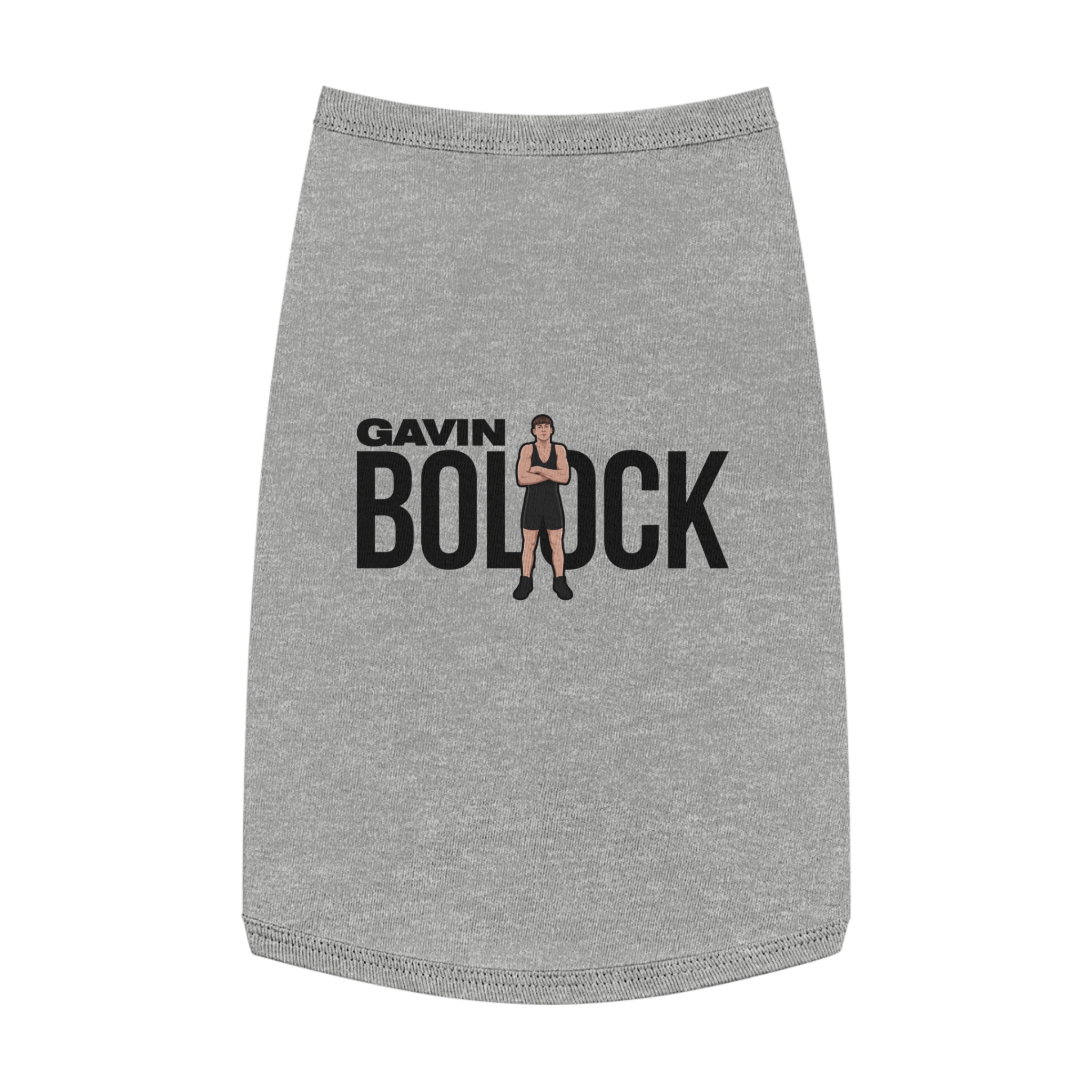 Pet Tank Top — character_player_name in White