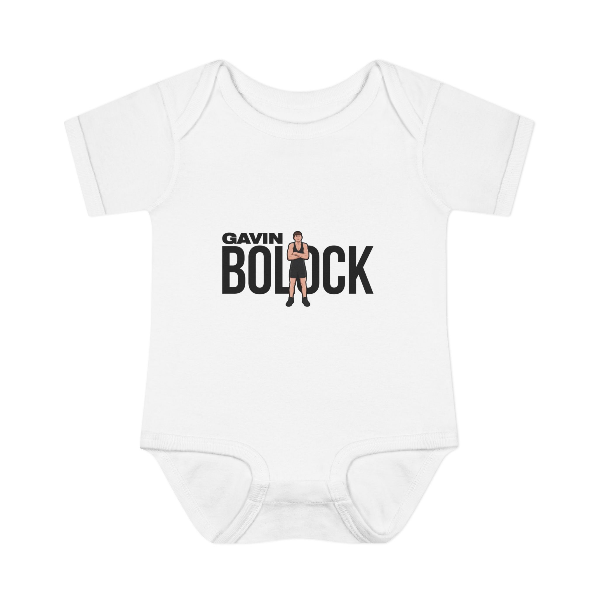 Baby Onesie — character_player_name in White