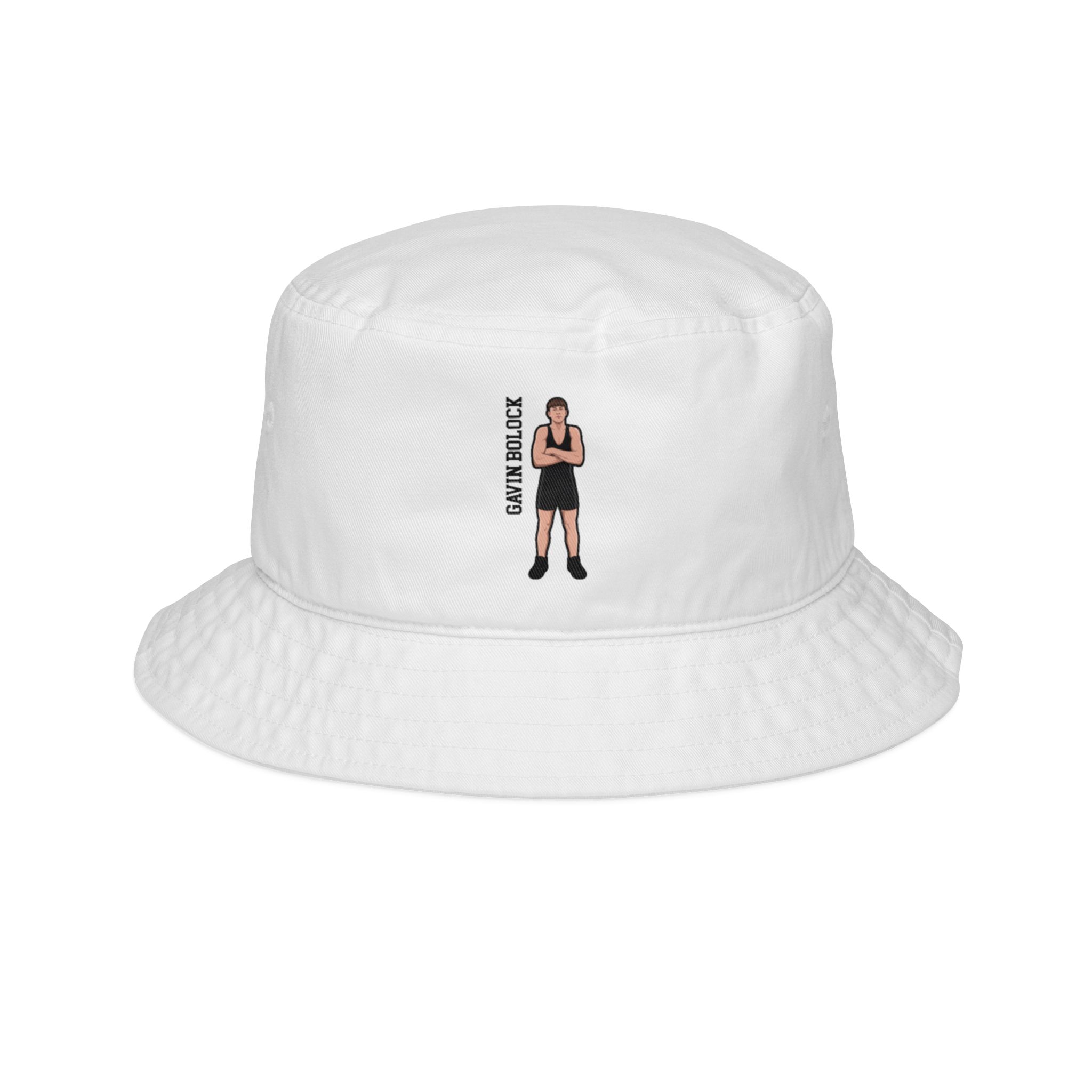 Bucket Hat — character_name_vertical in White
