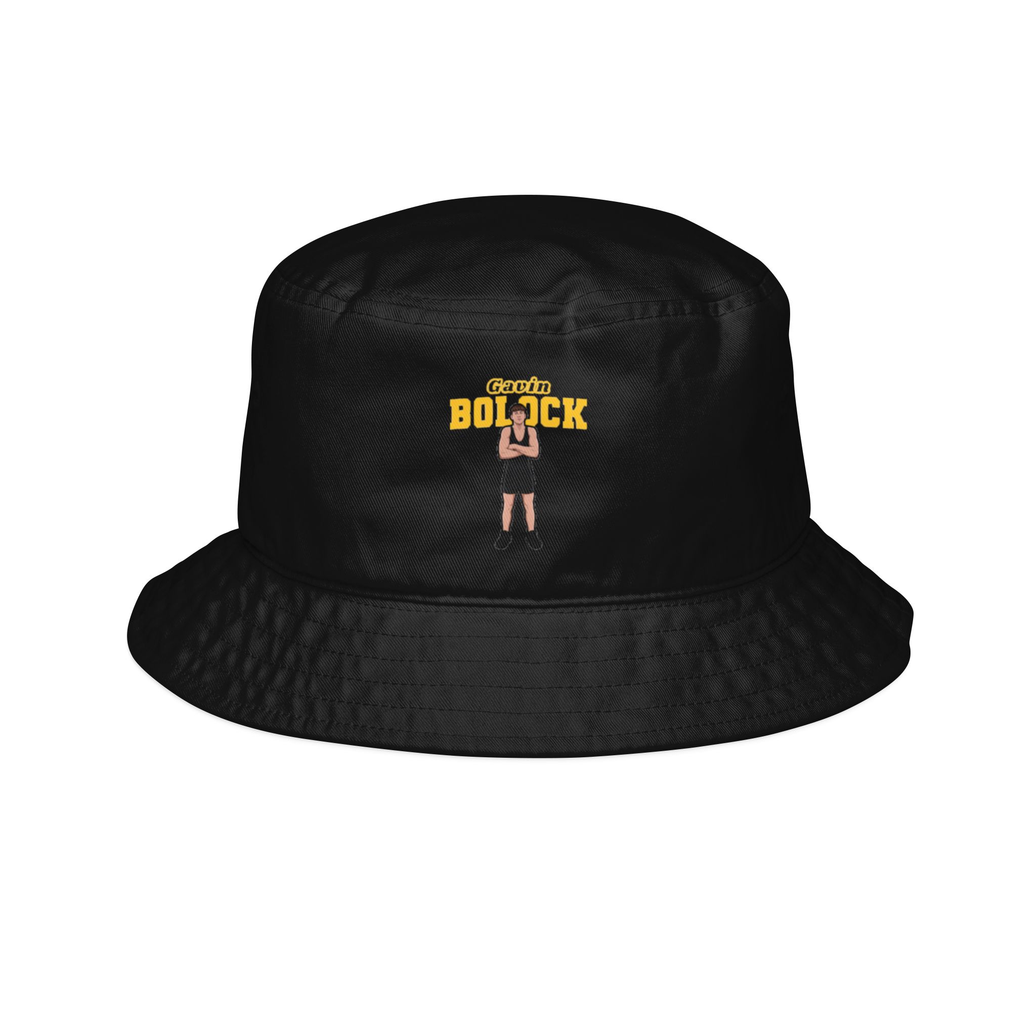Bucket Hat — character_name_arch in Black