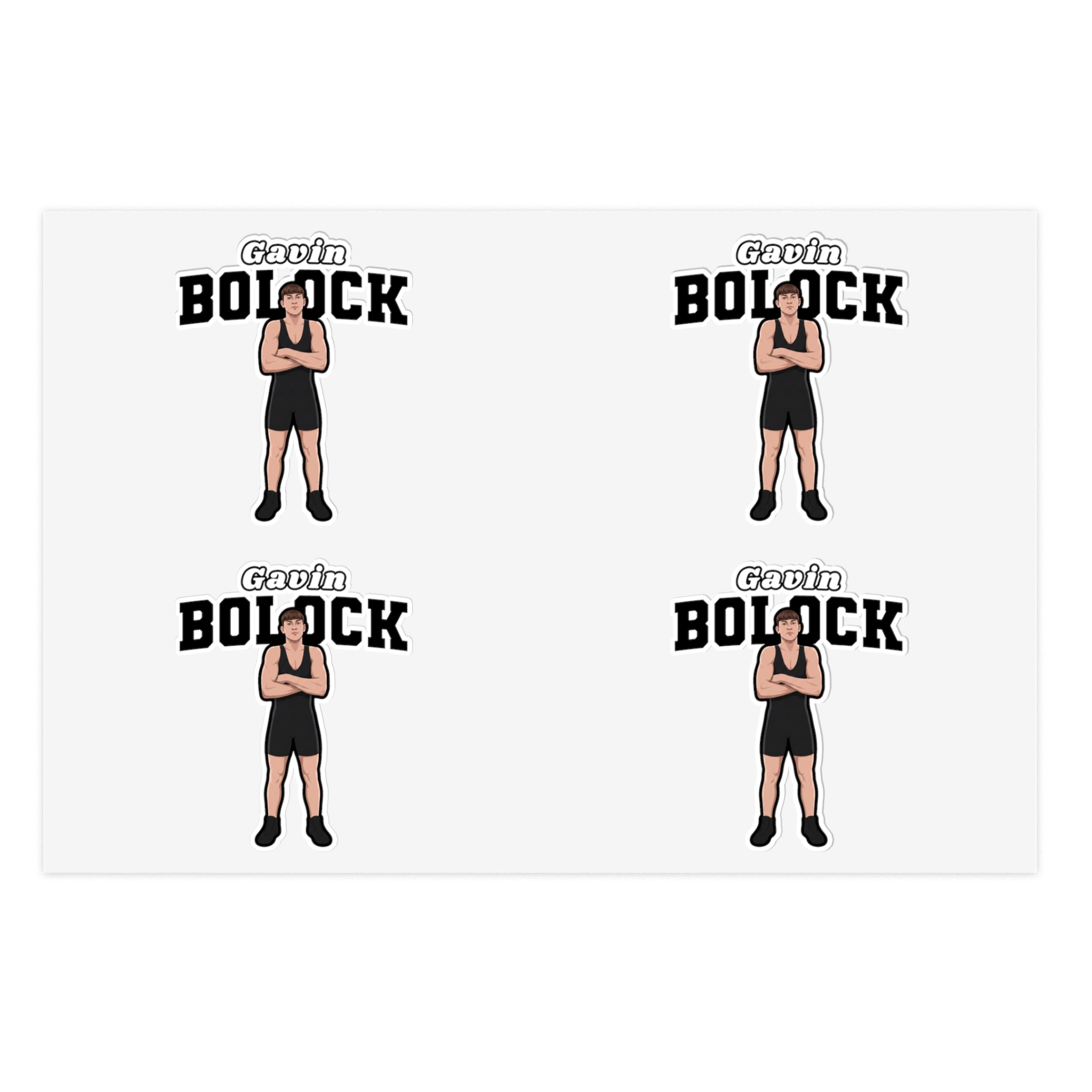 Sticker Sheet — character_name_arch in Classic