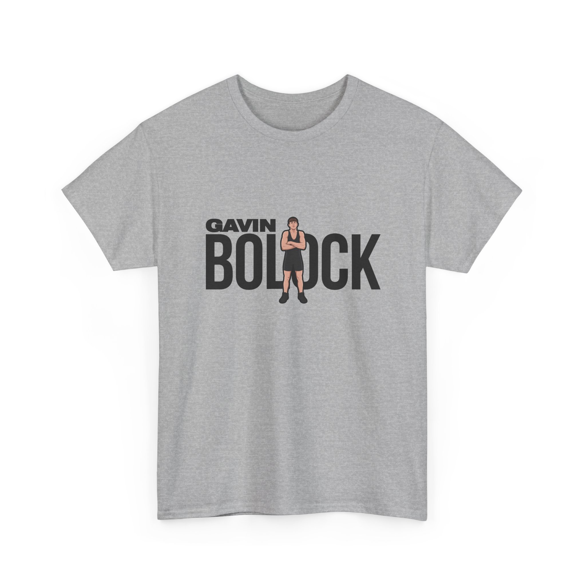Tee — character_player_name in Grey