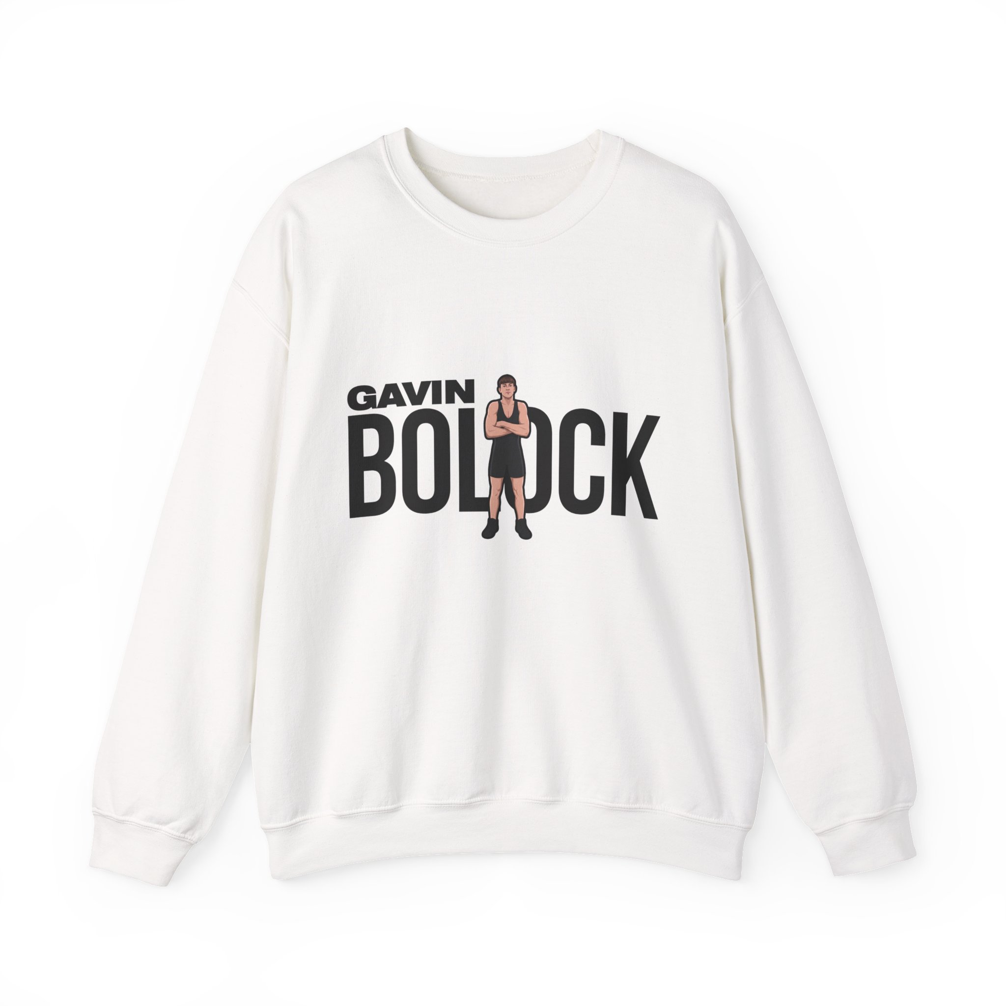Crewneck Sweatshirt — character_player_name in White
