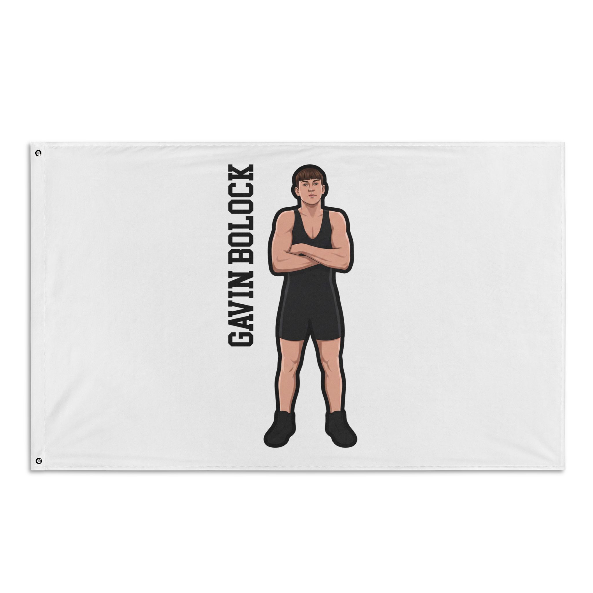 Flag (35 × 56 in) — character_name_vertical in Classic