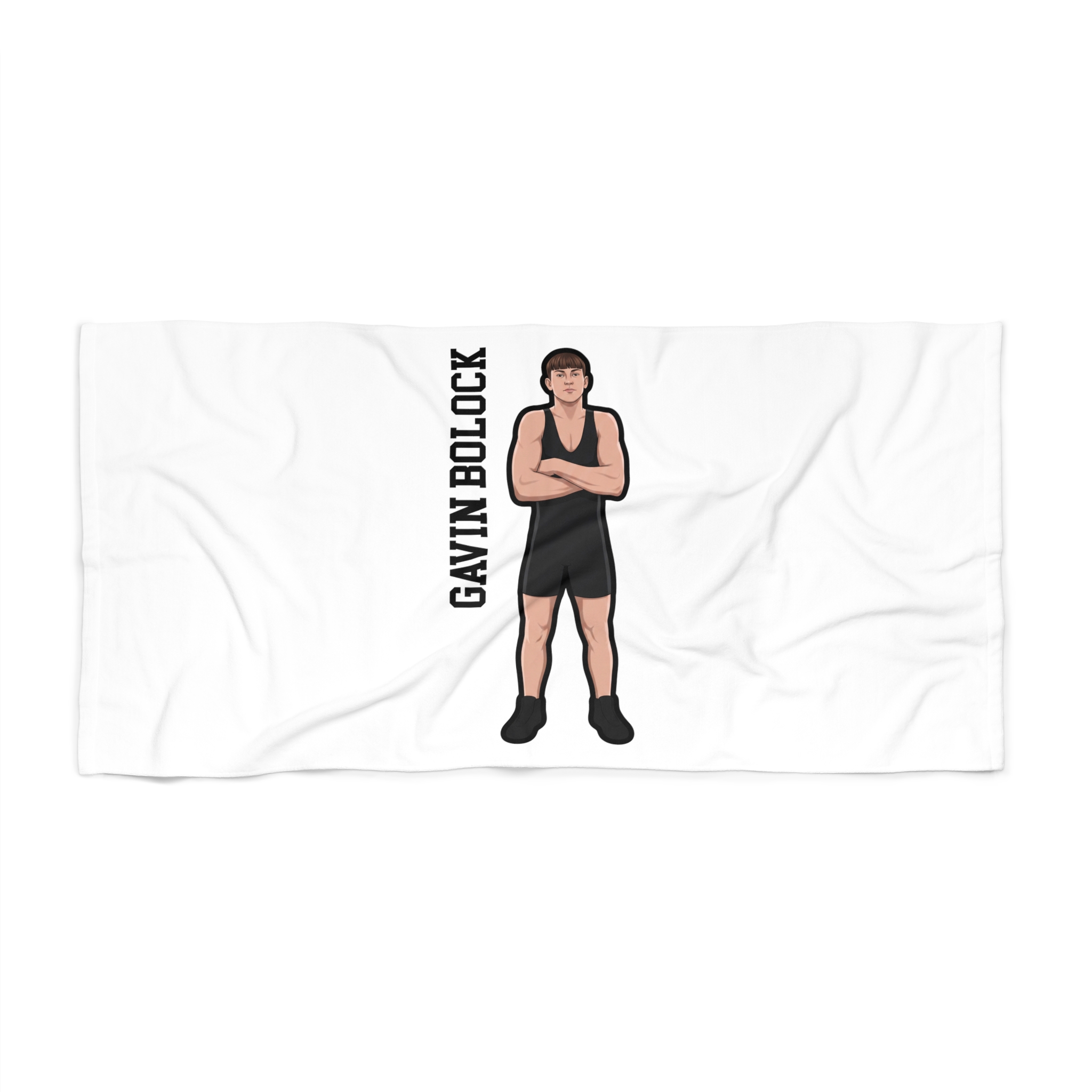 Beach Towel — character_name_vertical in Classic