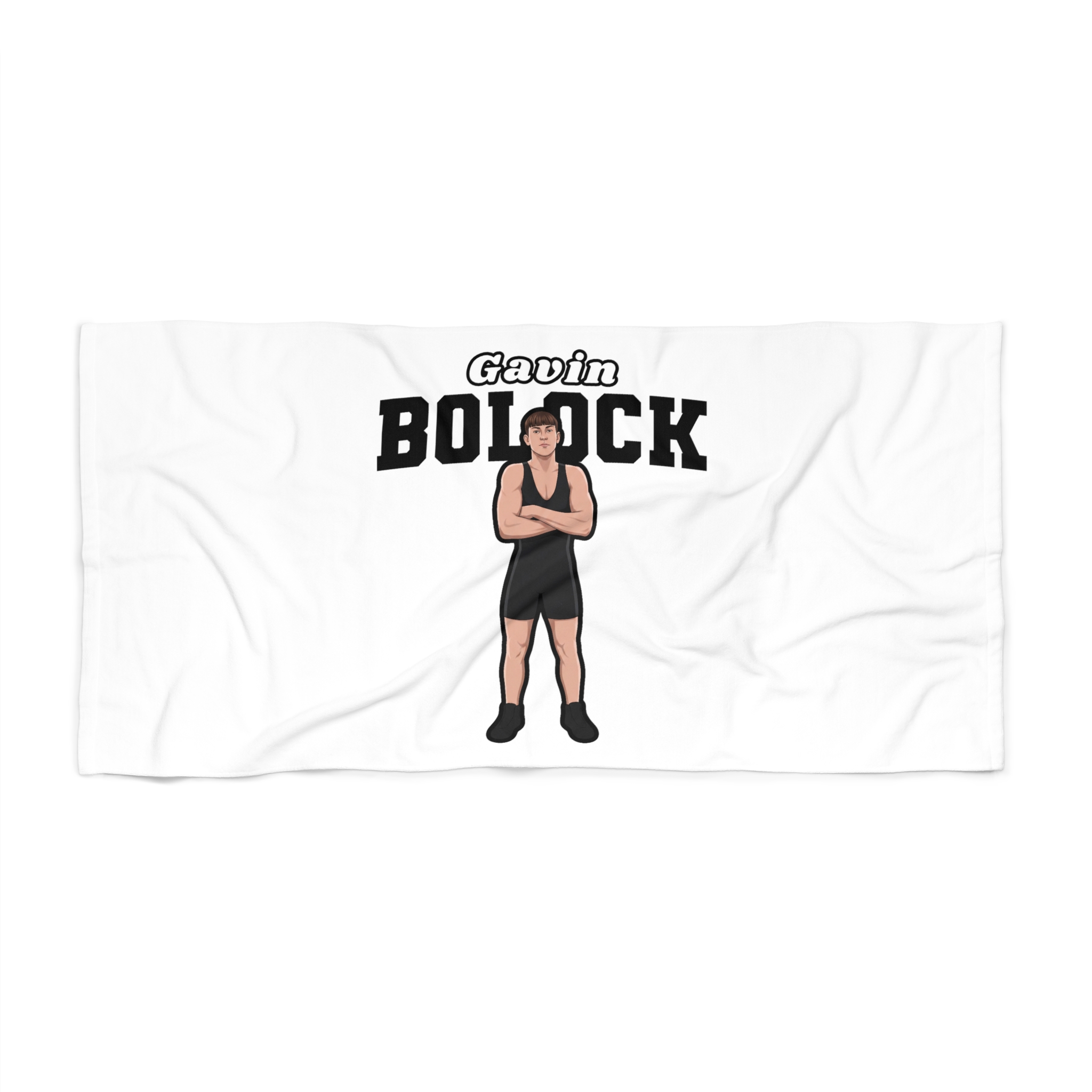 Beach Towel — character_name_arch in Classic