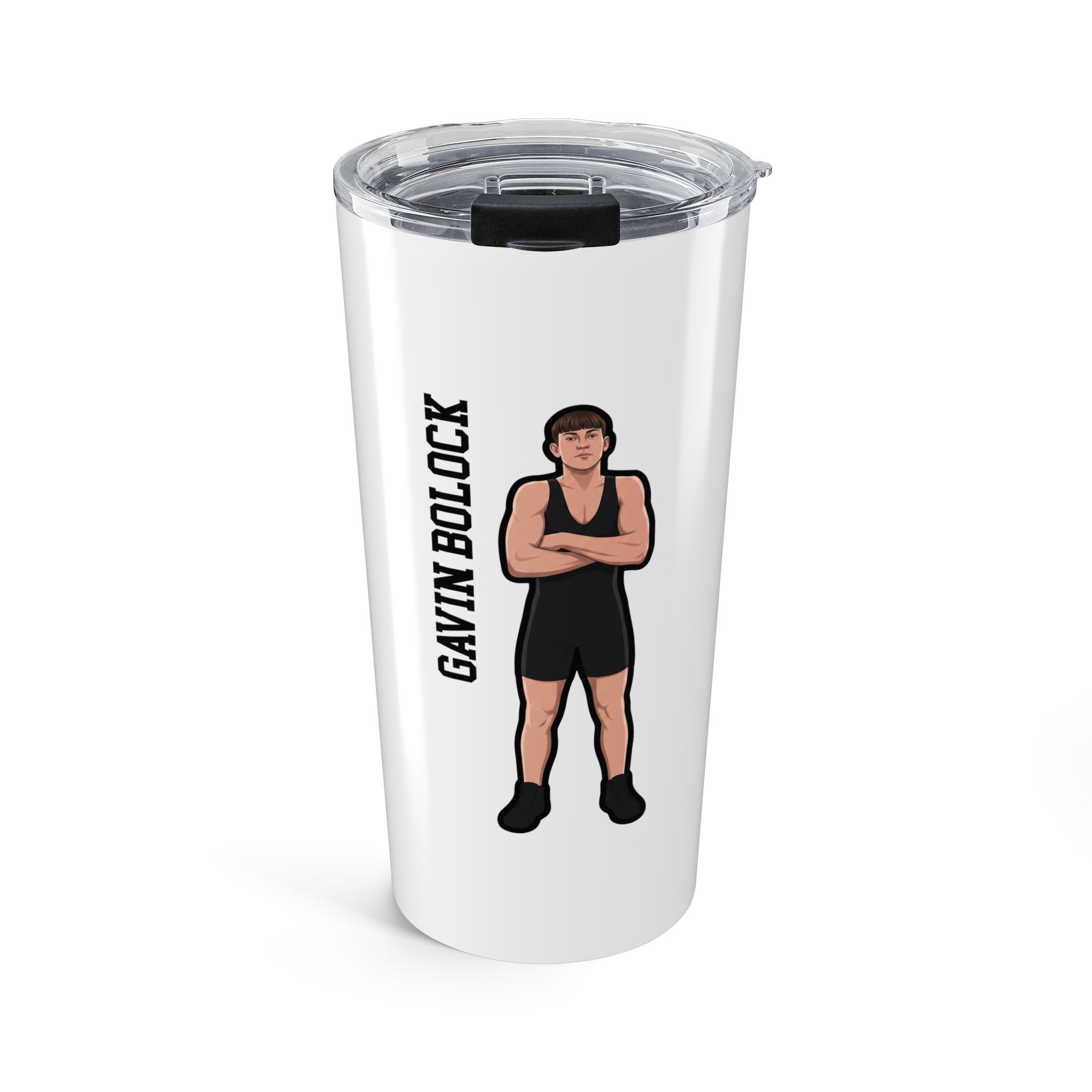 20oz Tumbler — character_name_vertical in Classic