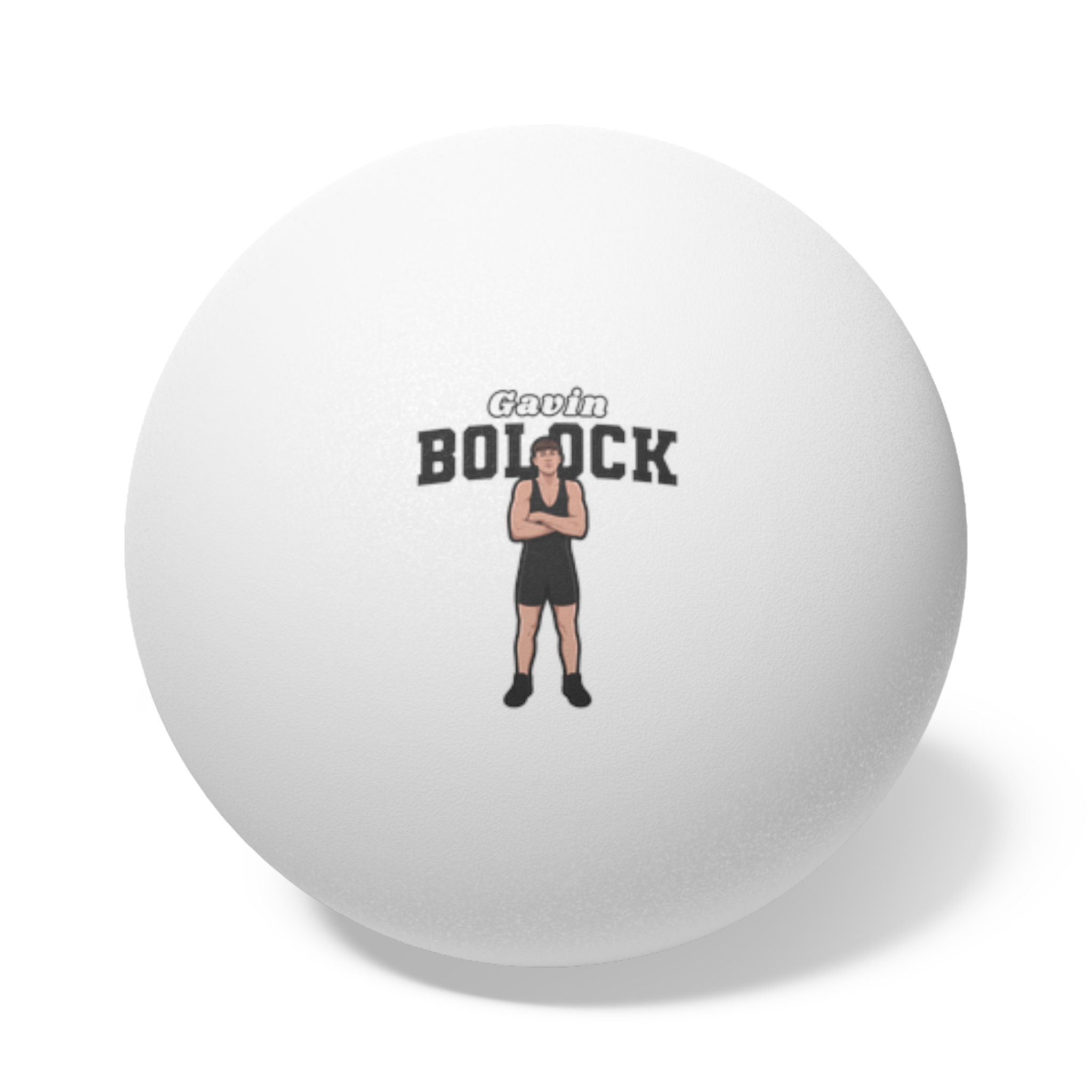 Ping Pong Balls, 6 pcs — character_name_arch in White