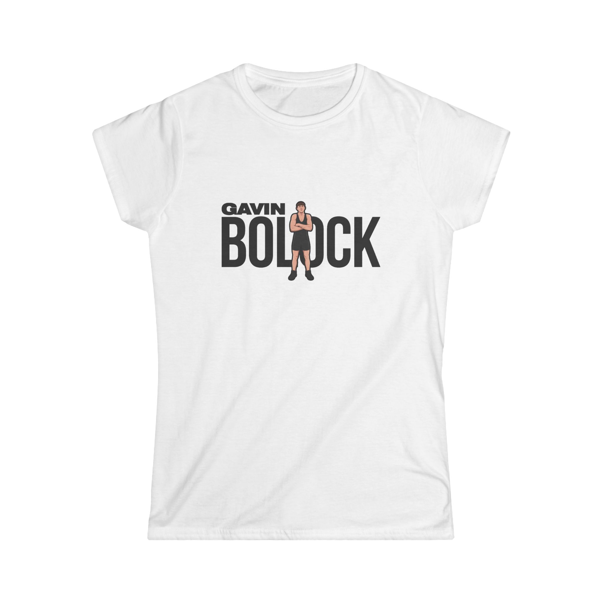 Women's Softstyle Tee — character_player_name in White