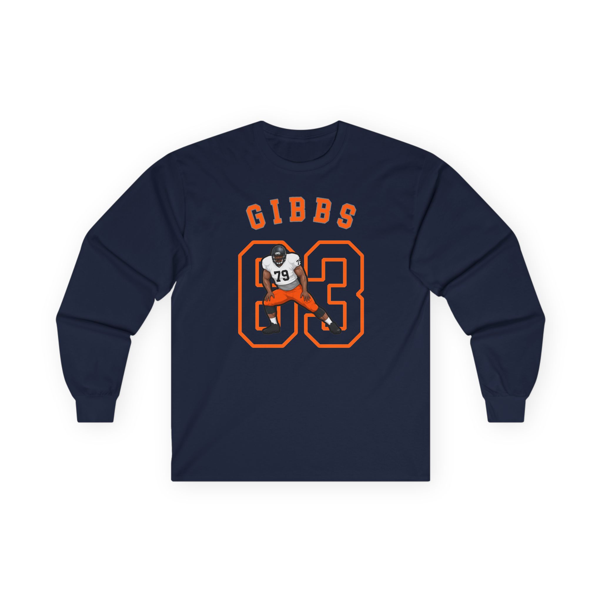 Long Sleeve Tee — character_shirsey_arch in Navy