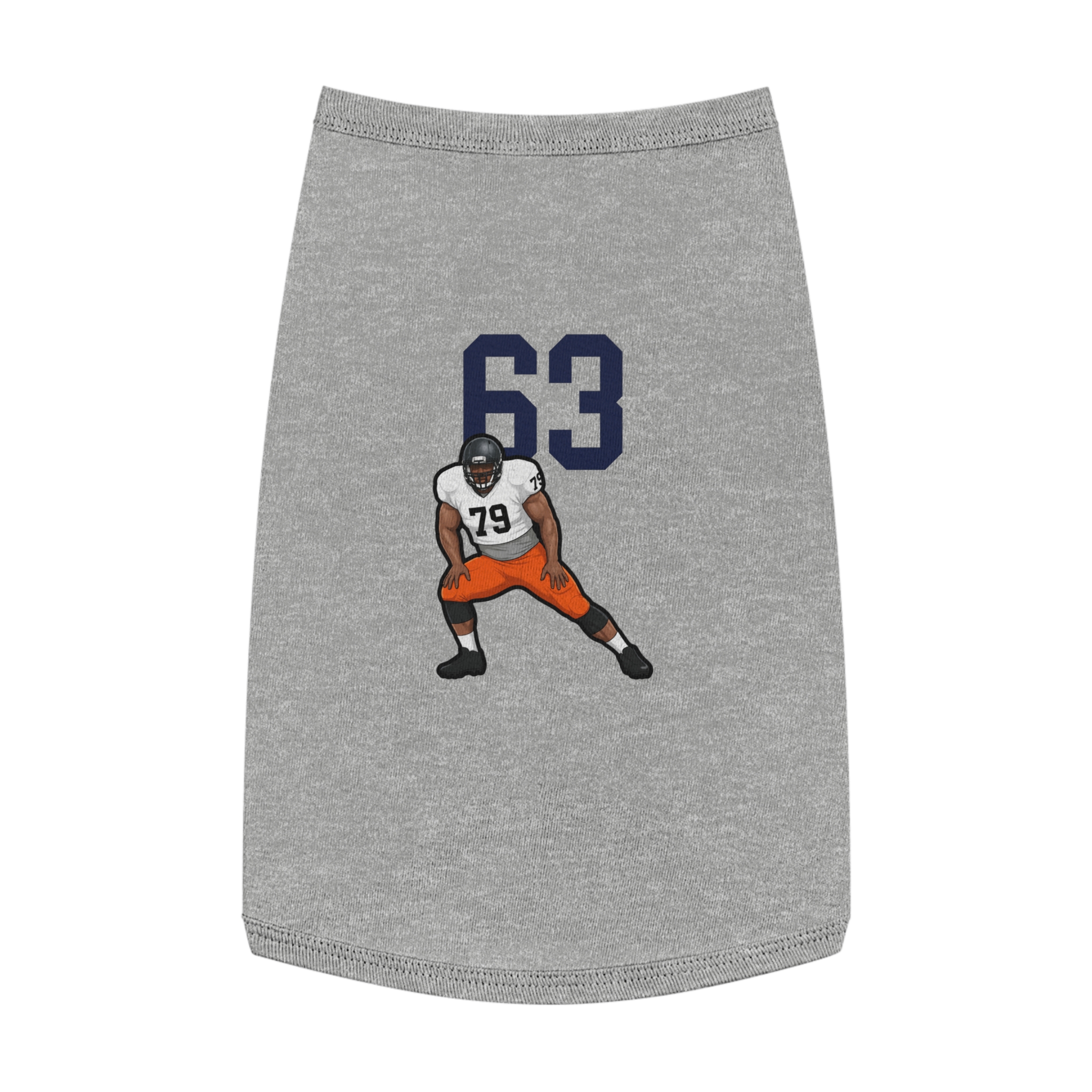 Pet Tank Top — character_number_top in White