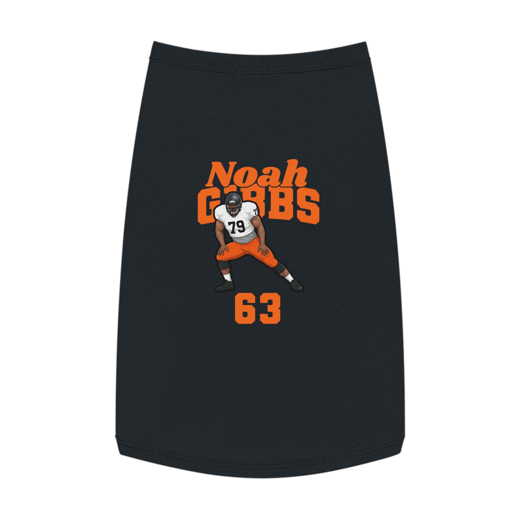 Pet Tank Top — character_signature_arch in Black