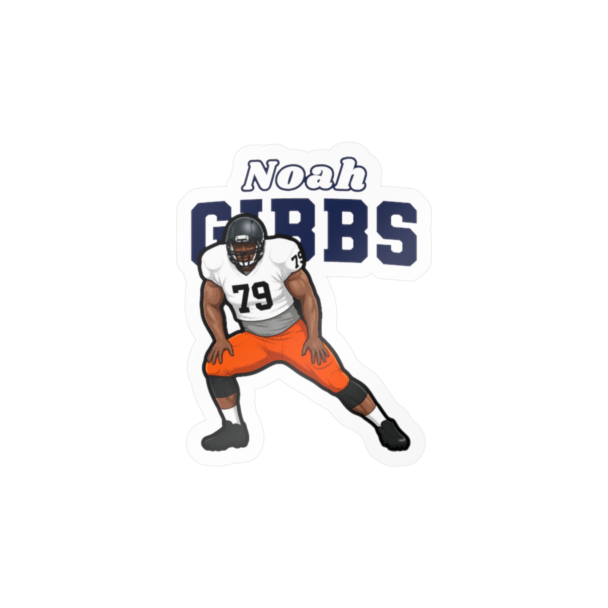 Vinyl Sticker — character_name_arch in Classic