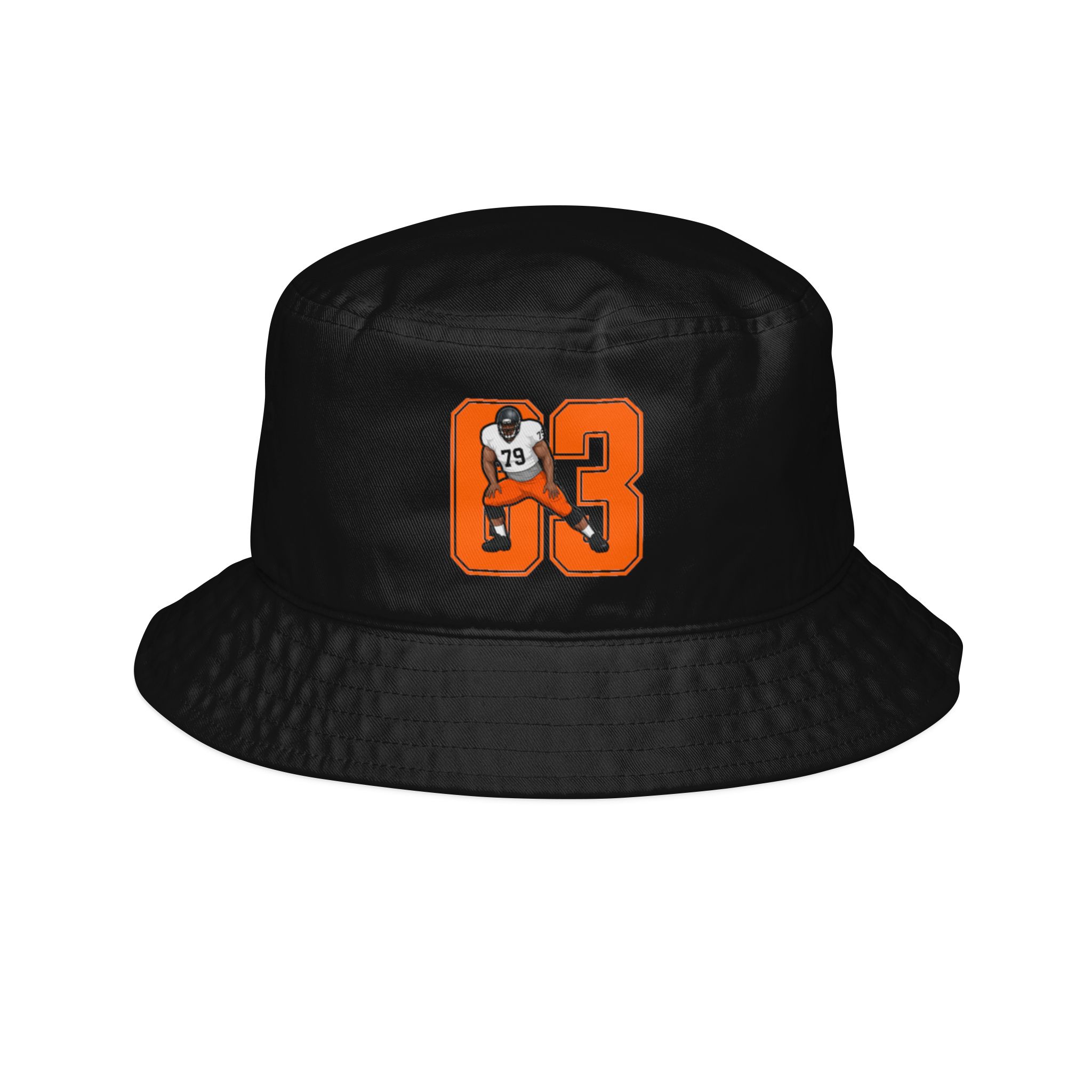 Bucket Hat — character_number in Black