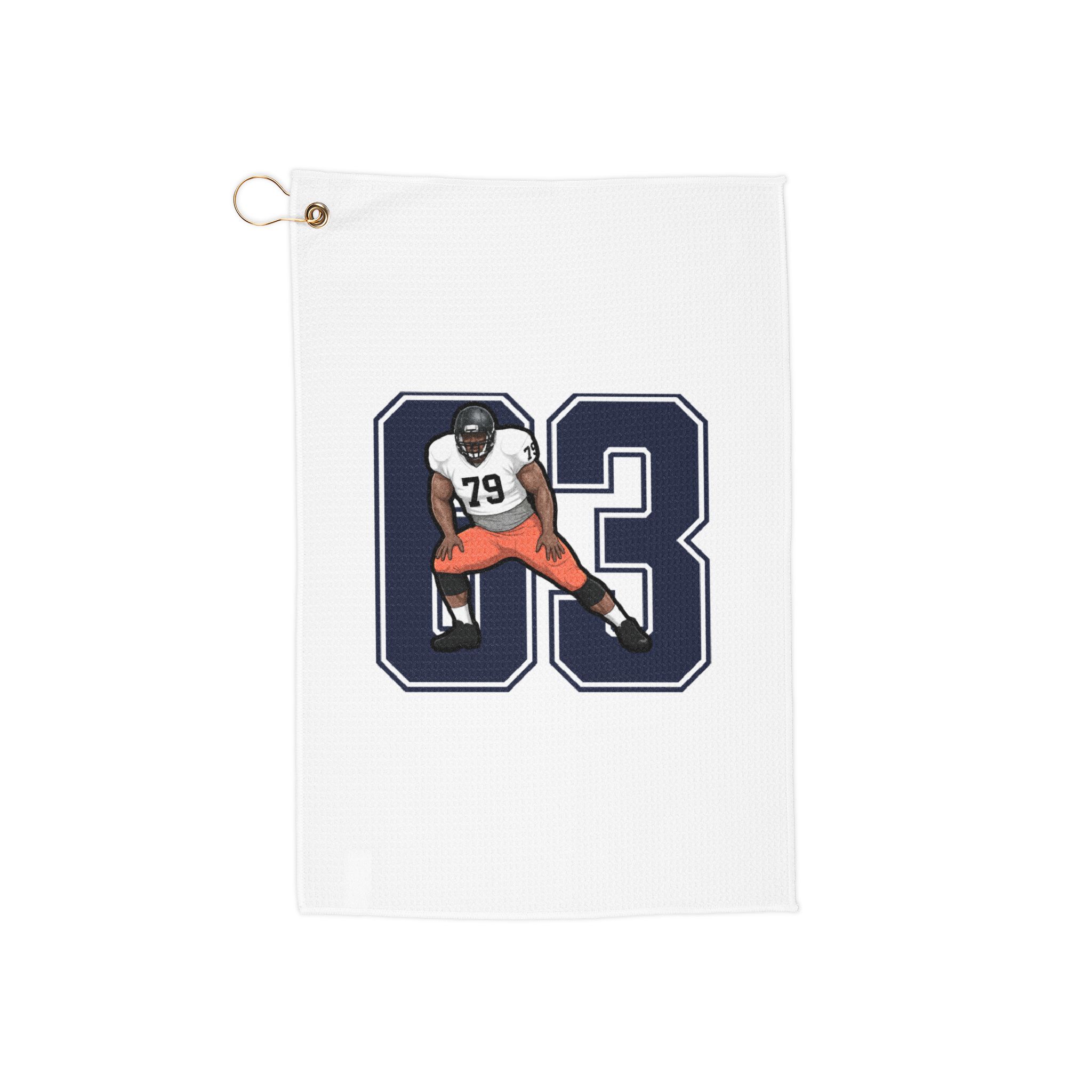 Golf Towel — character_number in Classic