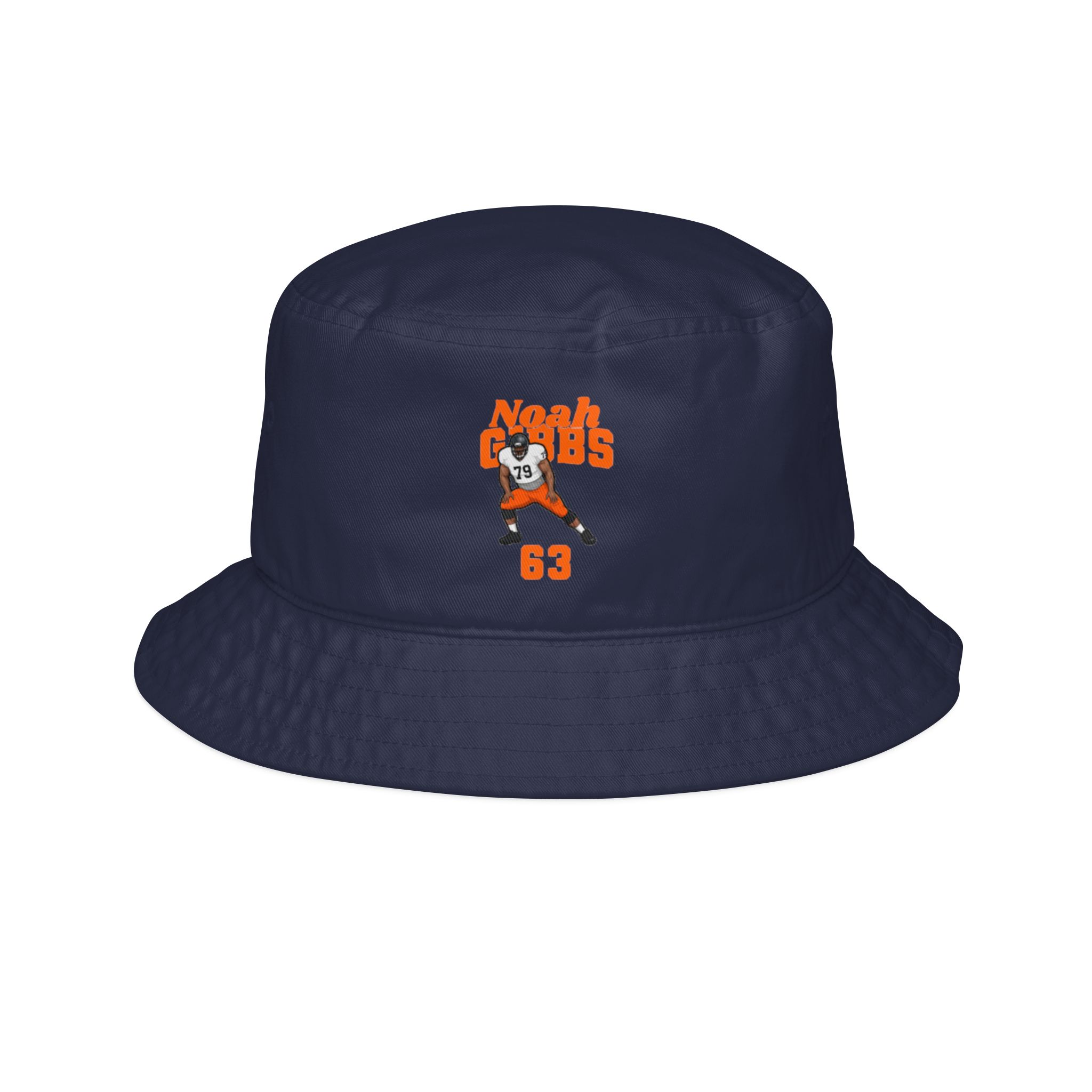 Bucket Hat — character_signature_arch in Navy