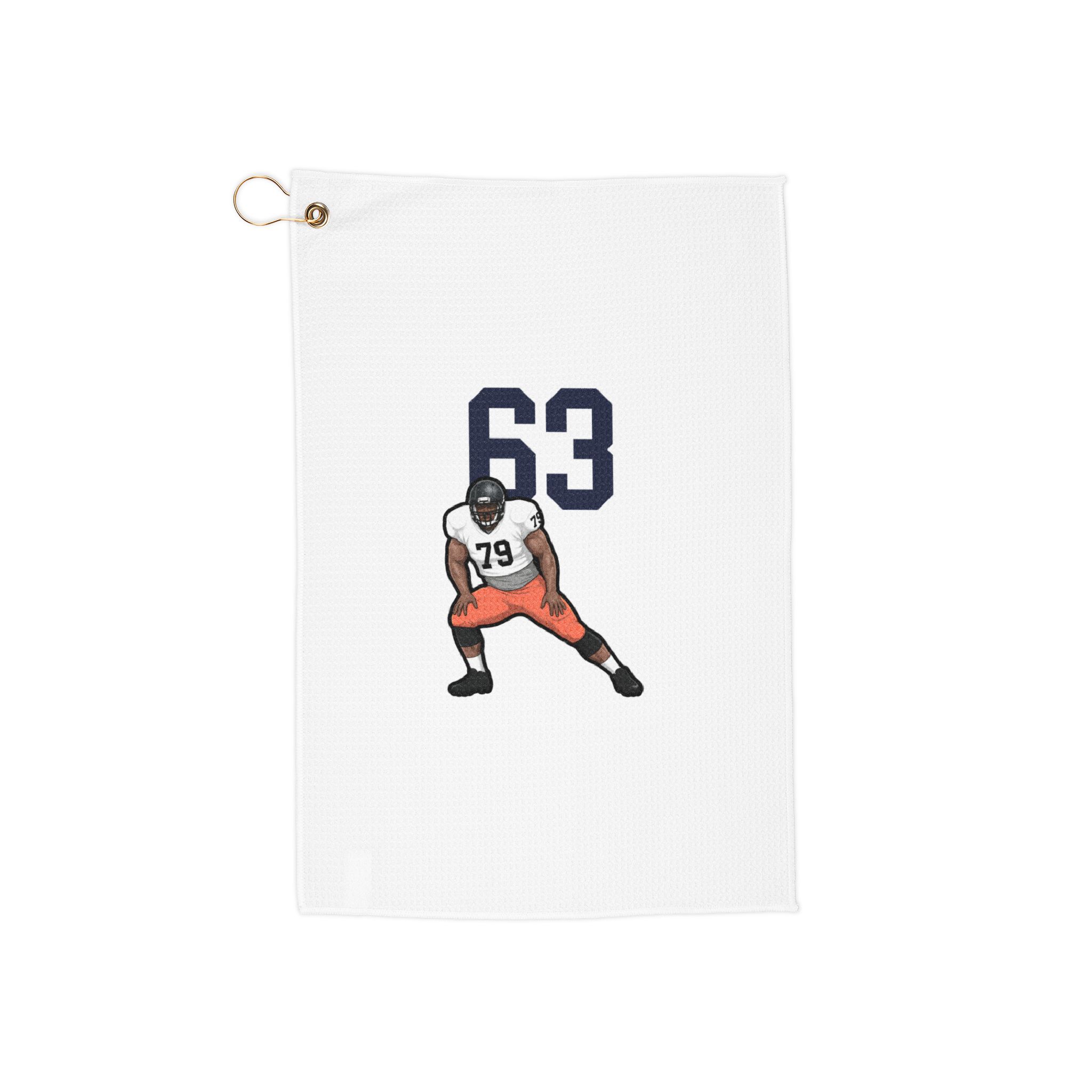 Golf Towel — character_number_top in Classic